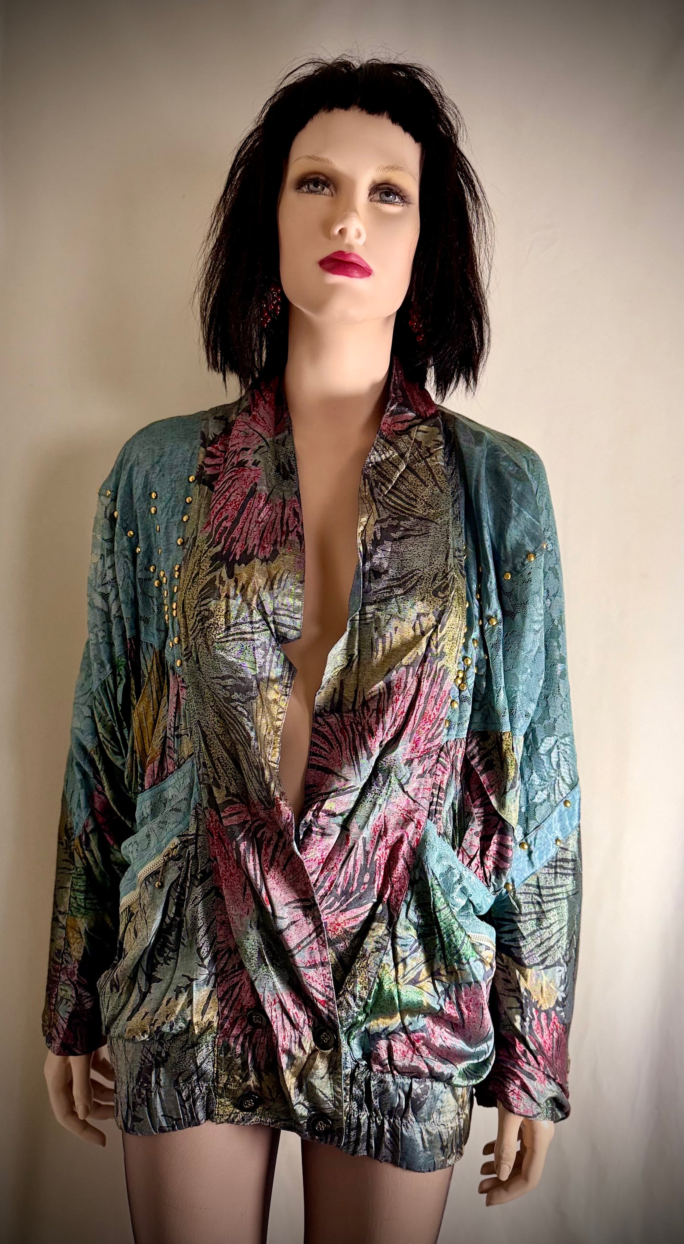 1980s Lace & Studded Jacket - Budapest Find