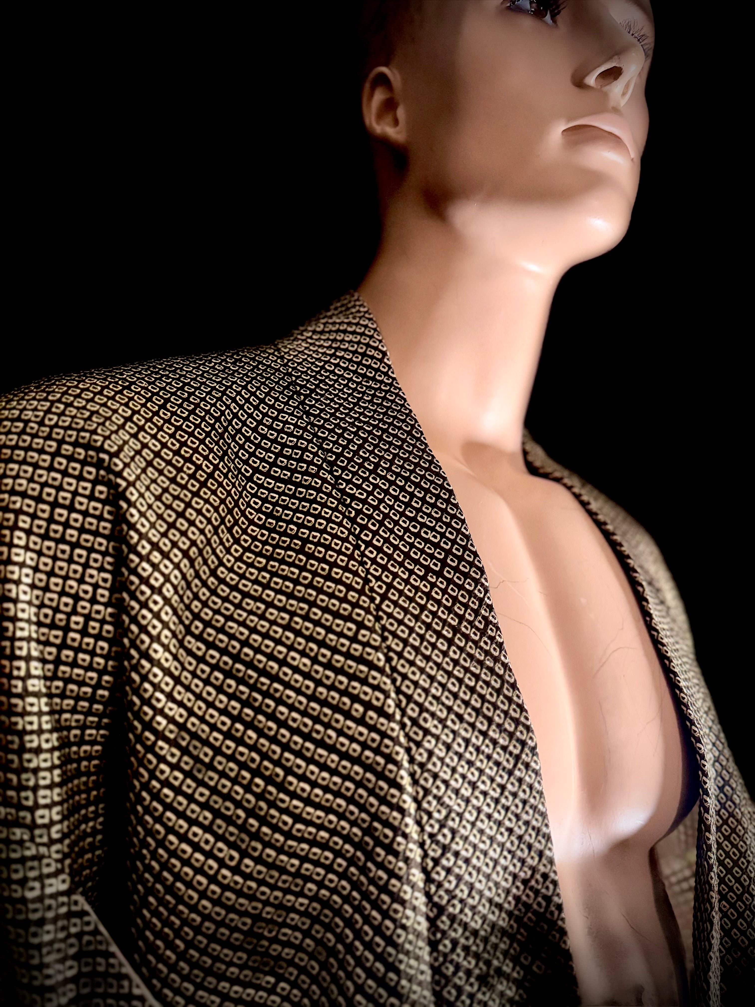 Deadstock Vintage Japanese Hand-Shibori Haori Jacket