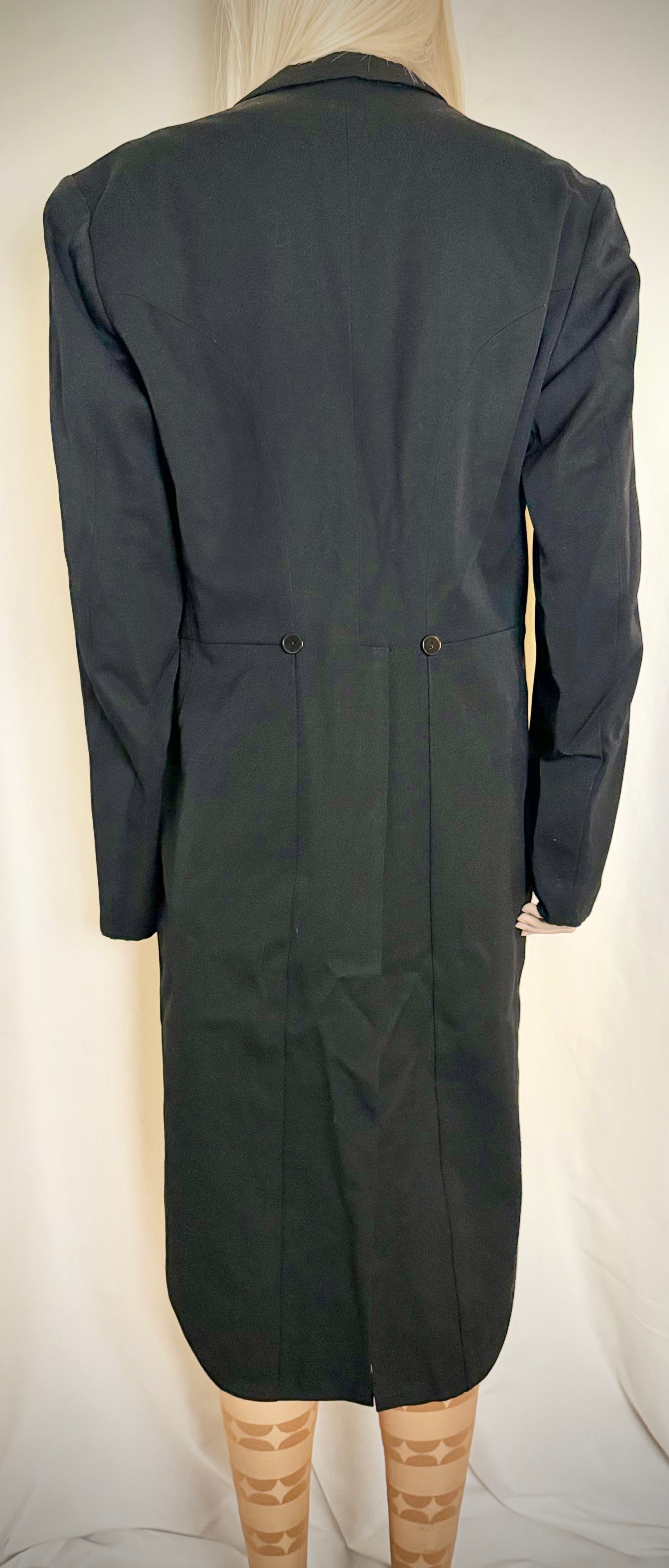 1970s European Tailored Tuxedo Tailcoat Jacket