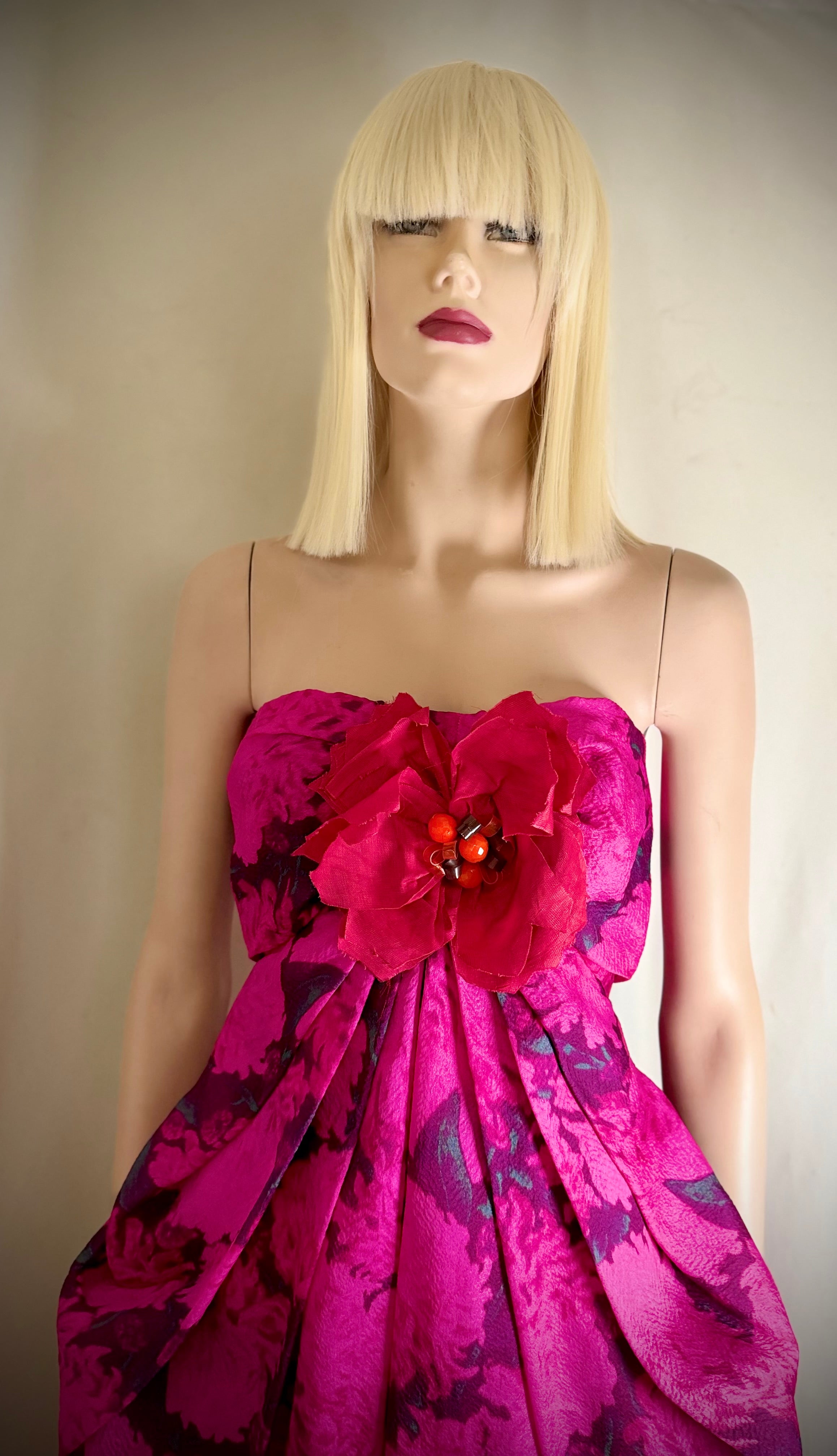 LANVIN Paris SS2010 Rare Sculptural Silk Dress - Alber Elbaz