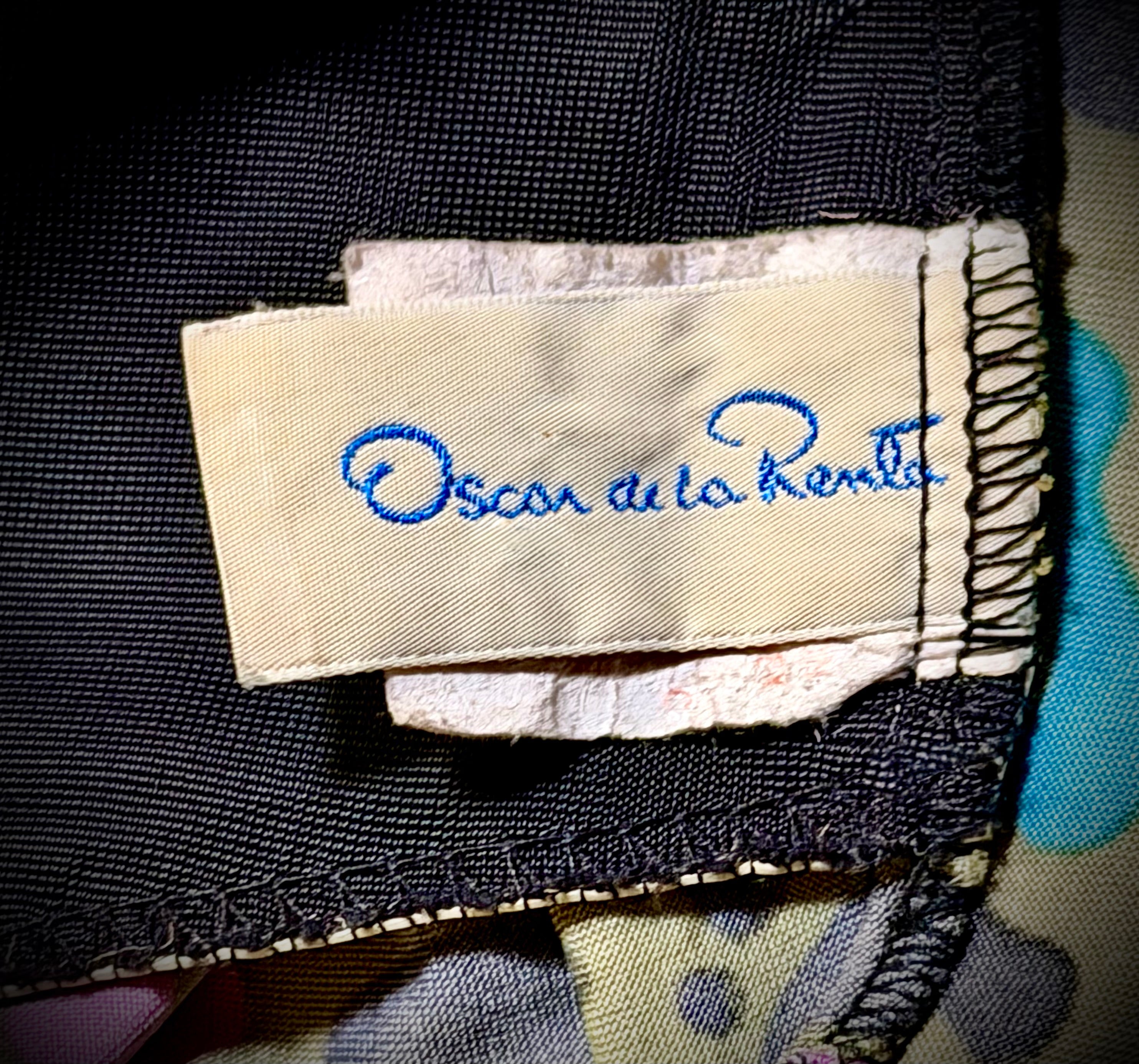 Oscar de la Renta Vintage Wrap Swimsuit - Leopard Neon Print - 80s/90s