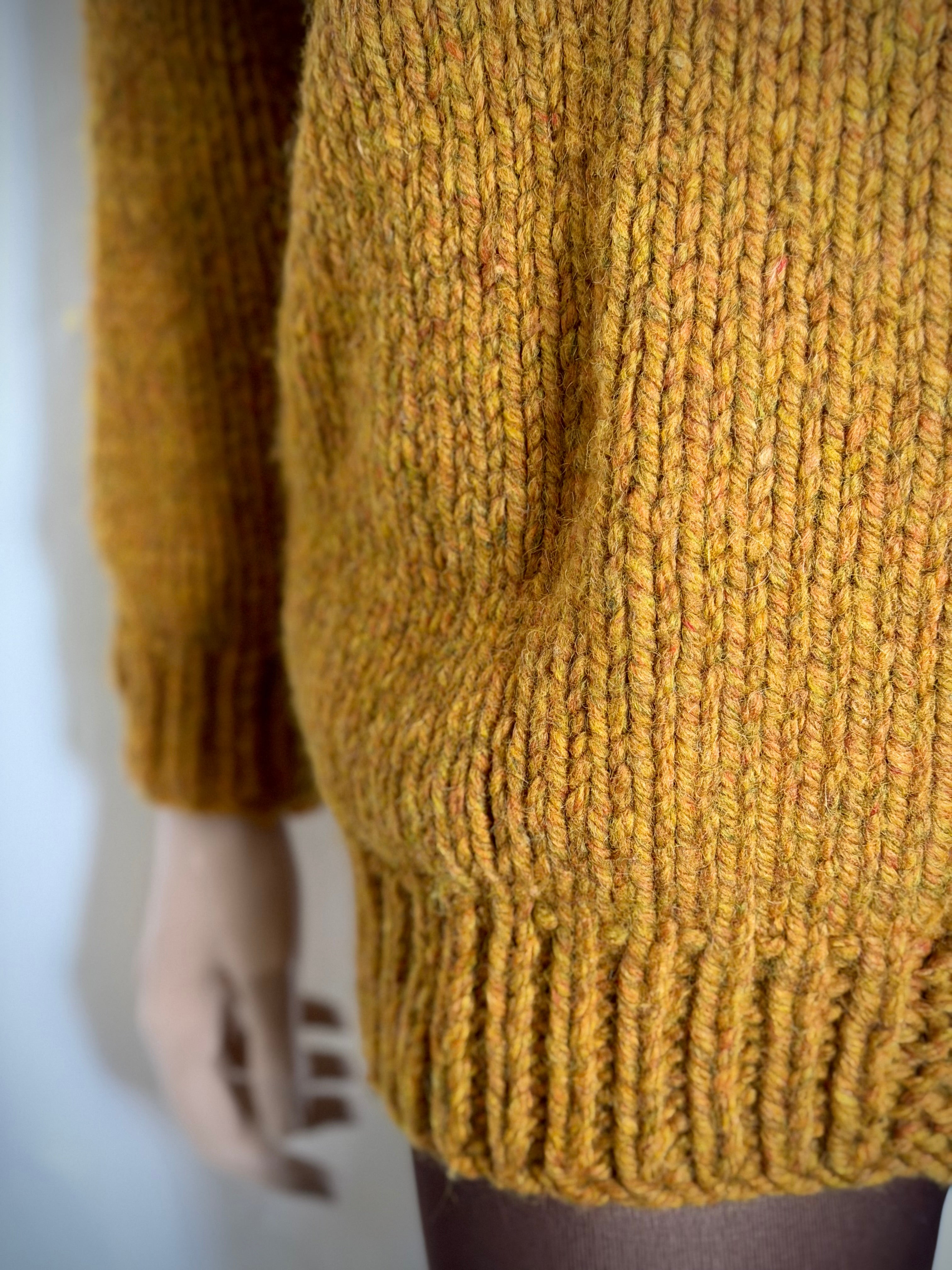 Exceptional Mid-Century Cowichan Cardigan - Horse and Rider Motif, Fully Lined