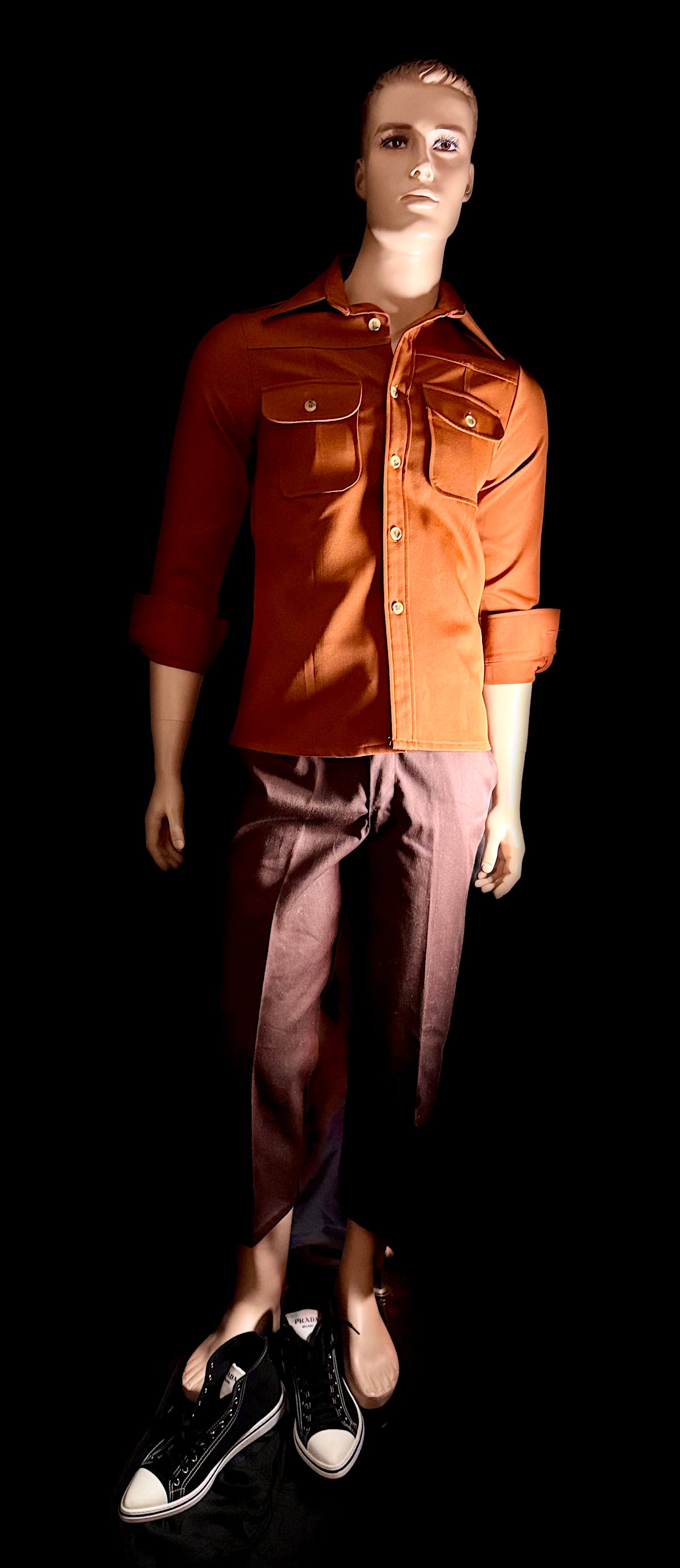 Levi’s 1970s Rust Western Utility Shirt