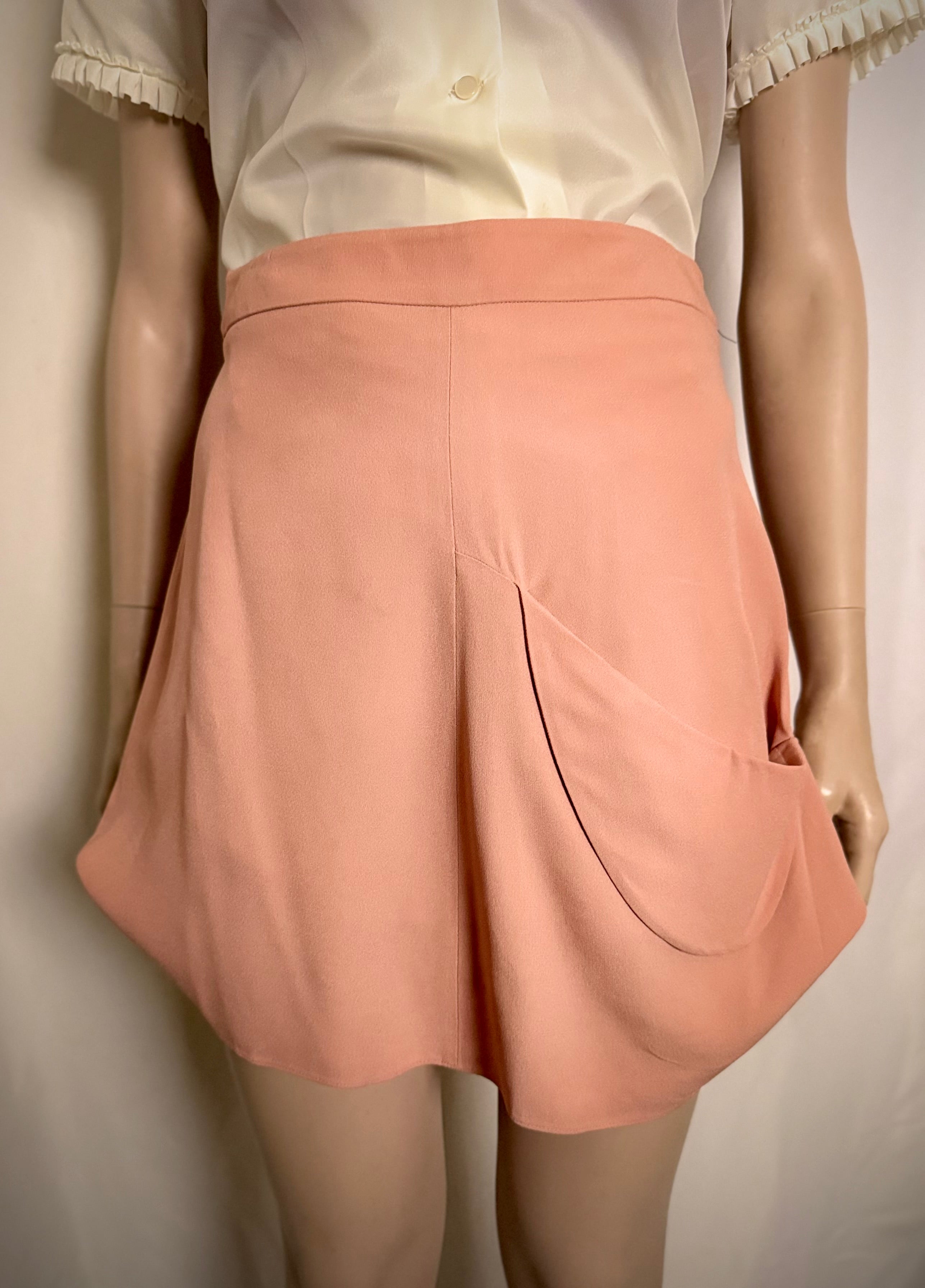 JW Anderson Sculptural Side-Hem Skirt - Deadstock with Tags