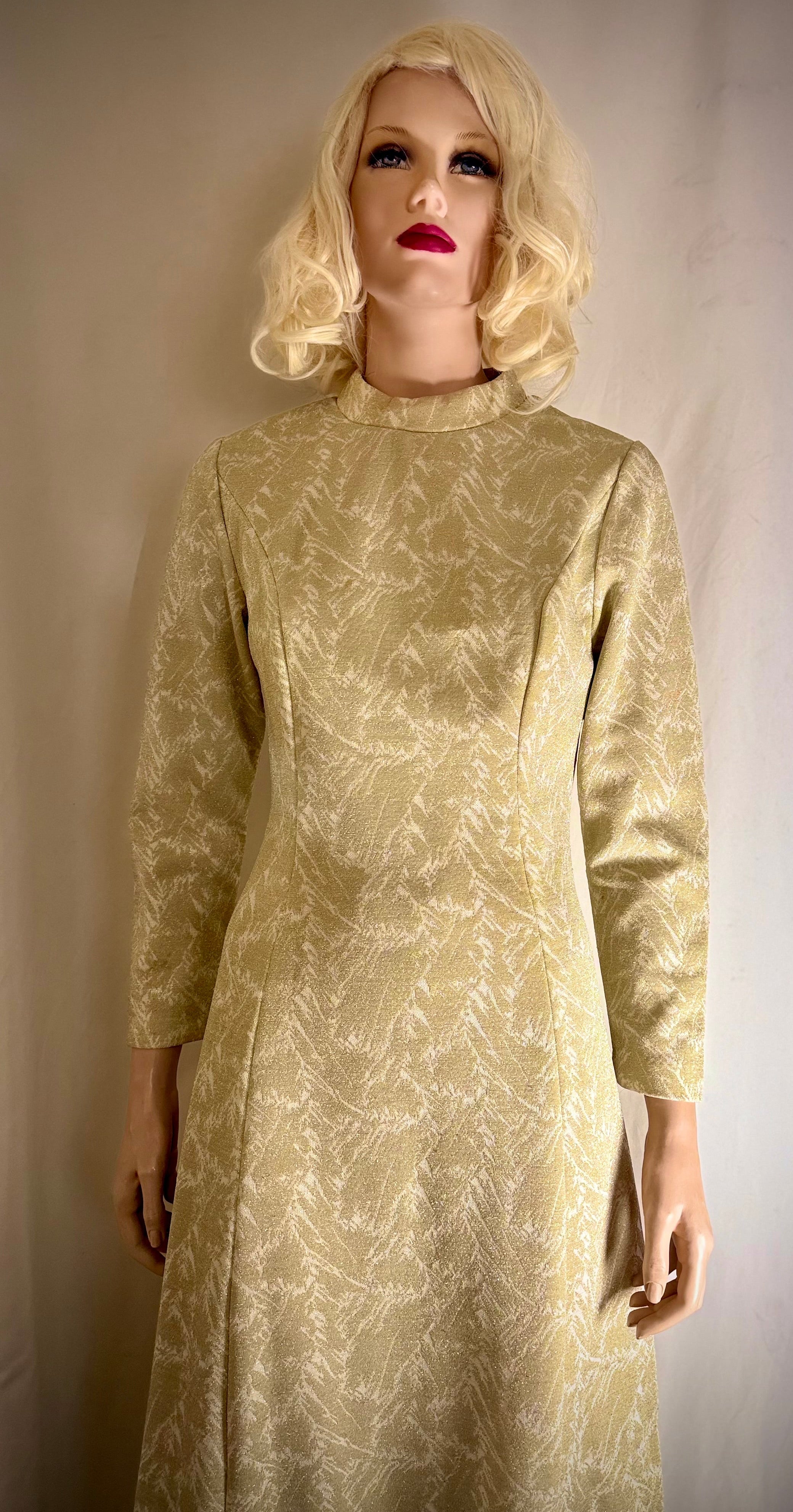 1960s Minimalist Silver Evening Gown || Mint Condition