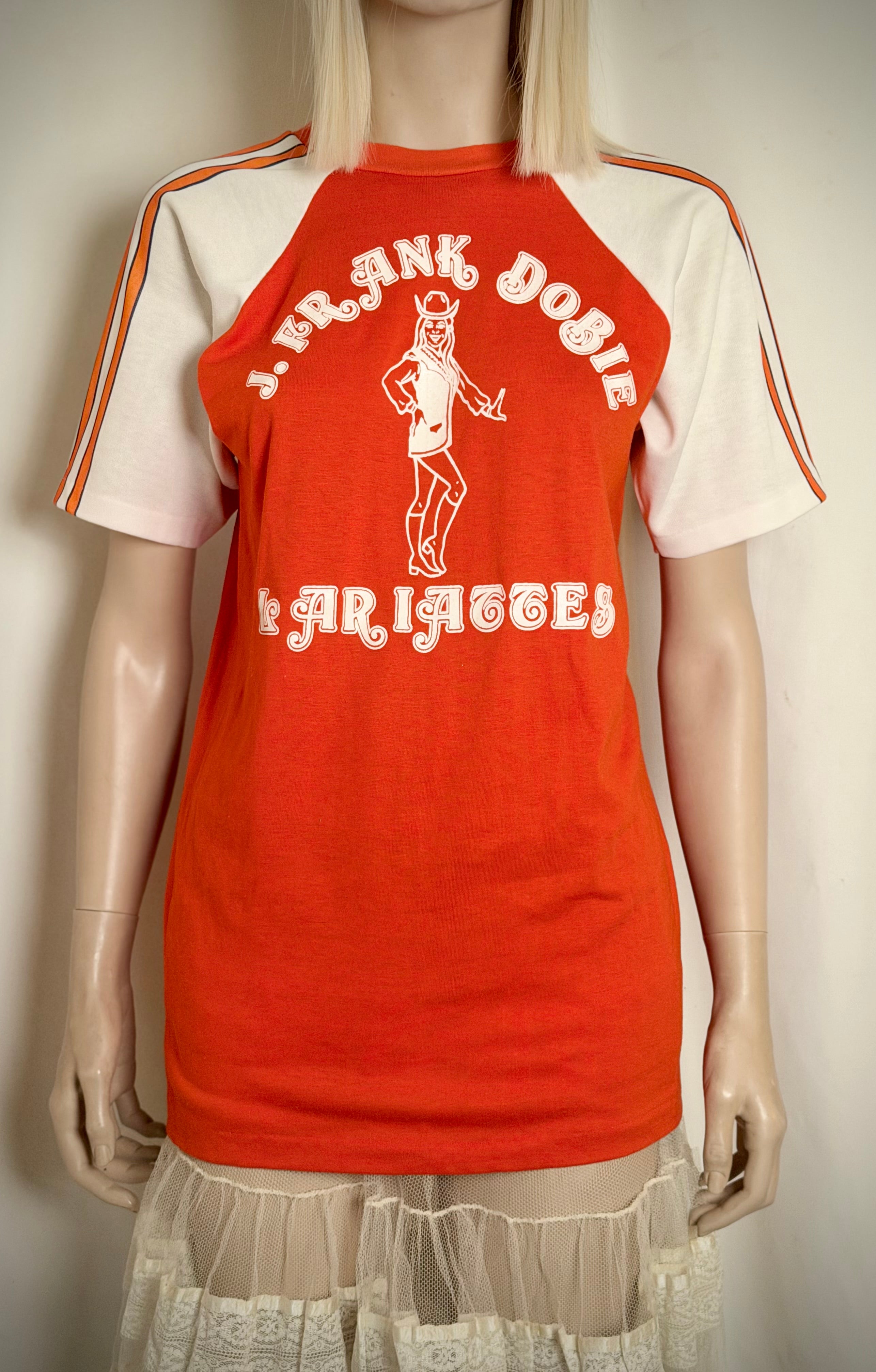 1980s “Frank Dobie’s Lariettes” Graphic Ringer Tee