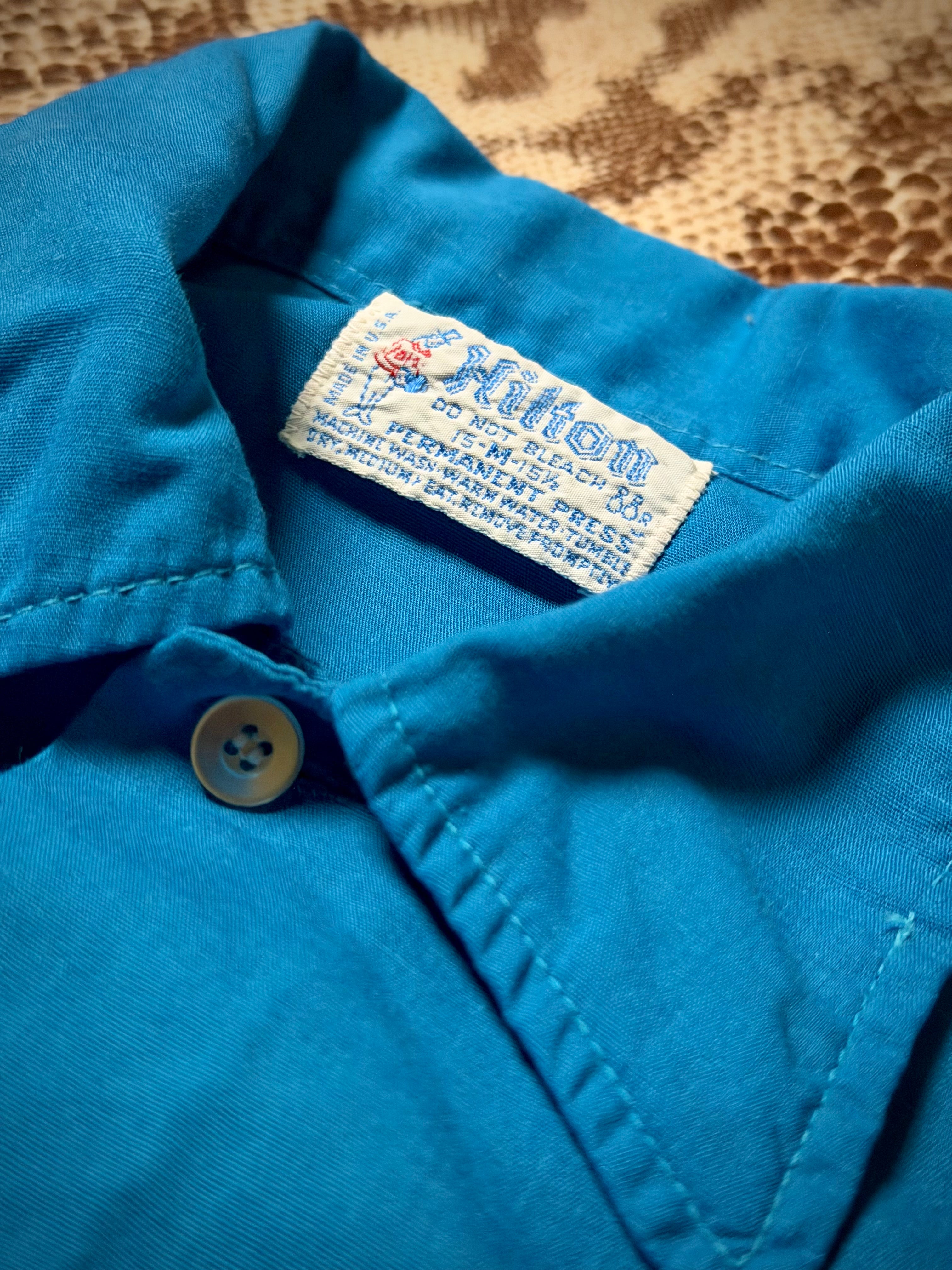 Vintage EmbroideredWork Shirt - USA (Heavily Worn)