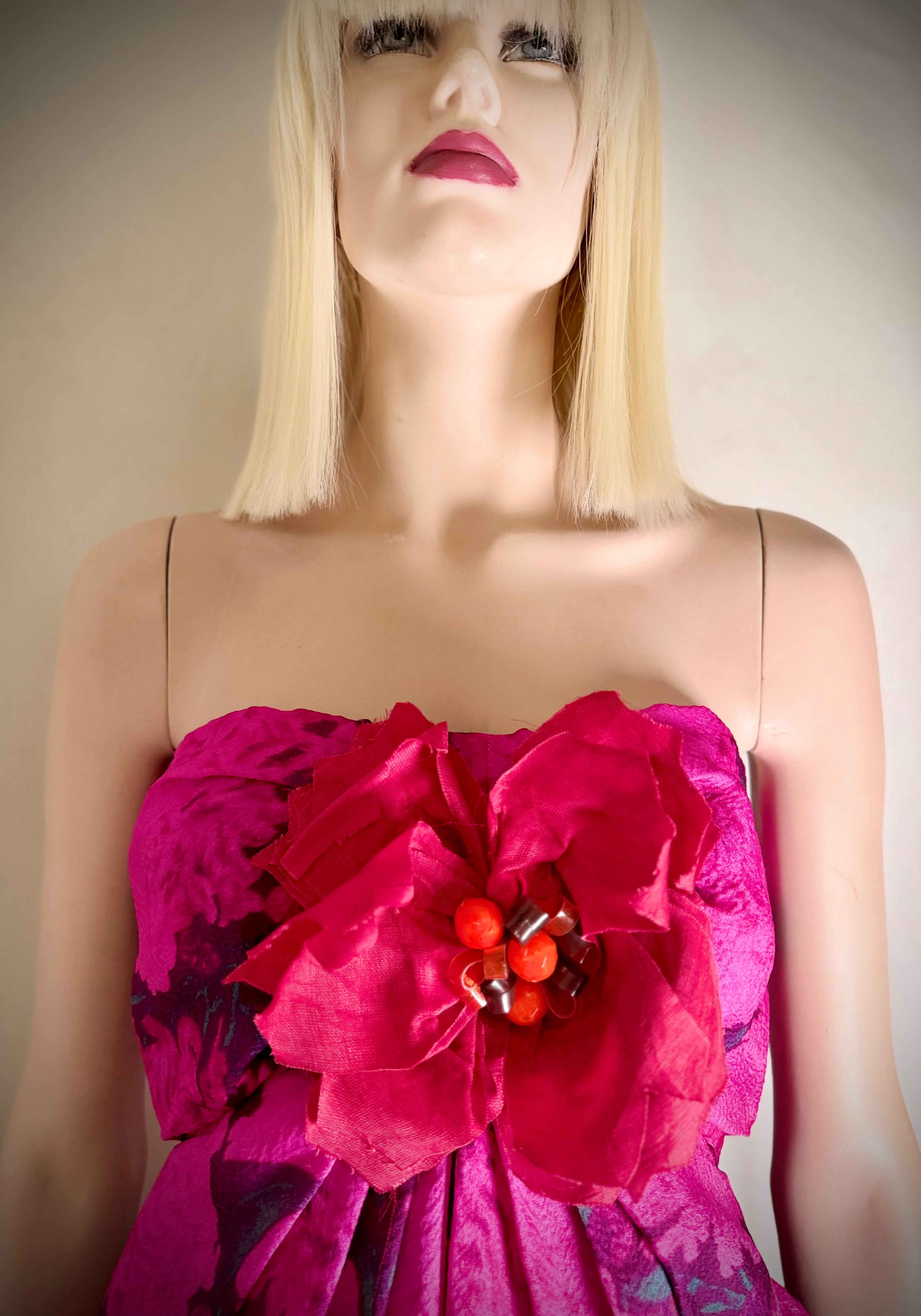 LANVIN Paris SS2010 Rare Sculptural Silk Dress - Alber Elbaz