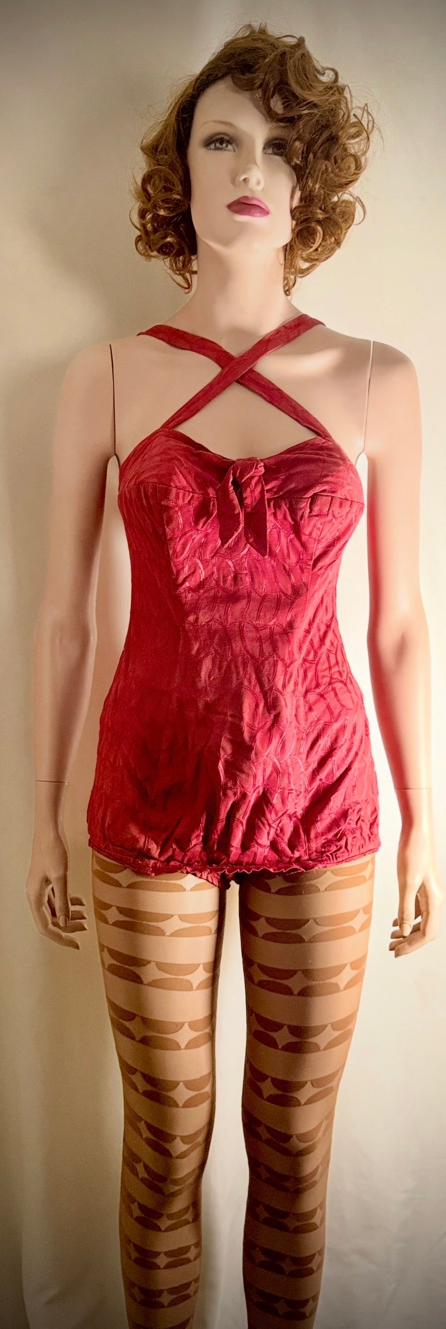 Late 1940s- Early 1950s Cabaret Playsuit / Chorus Costume