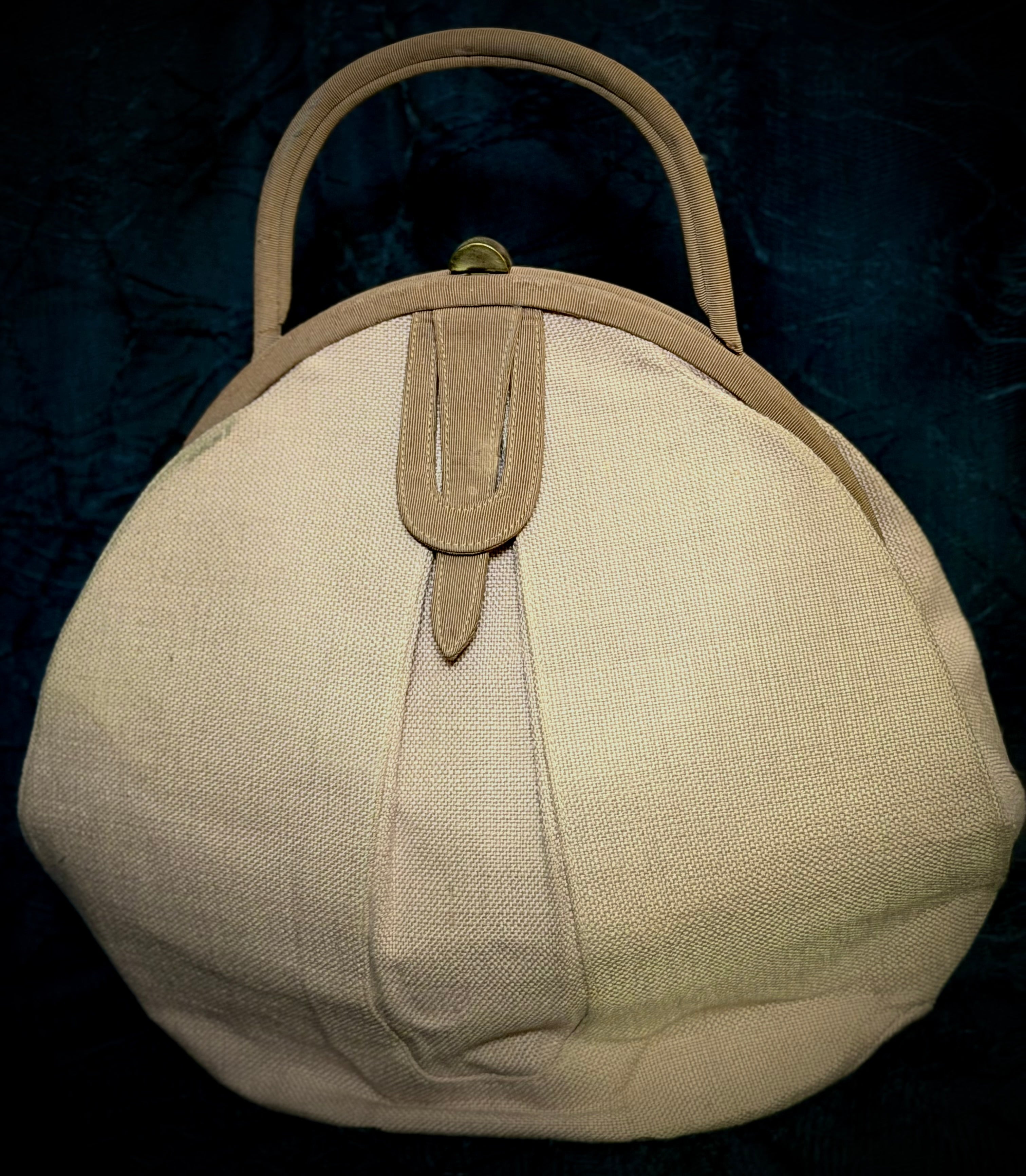 Vintage Oversized Structured Handbag - c. late 1950s