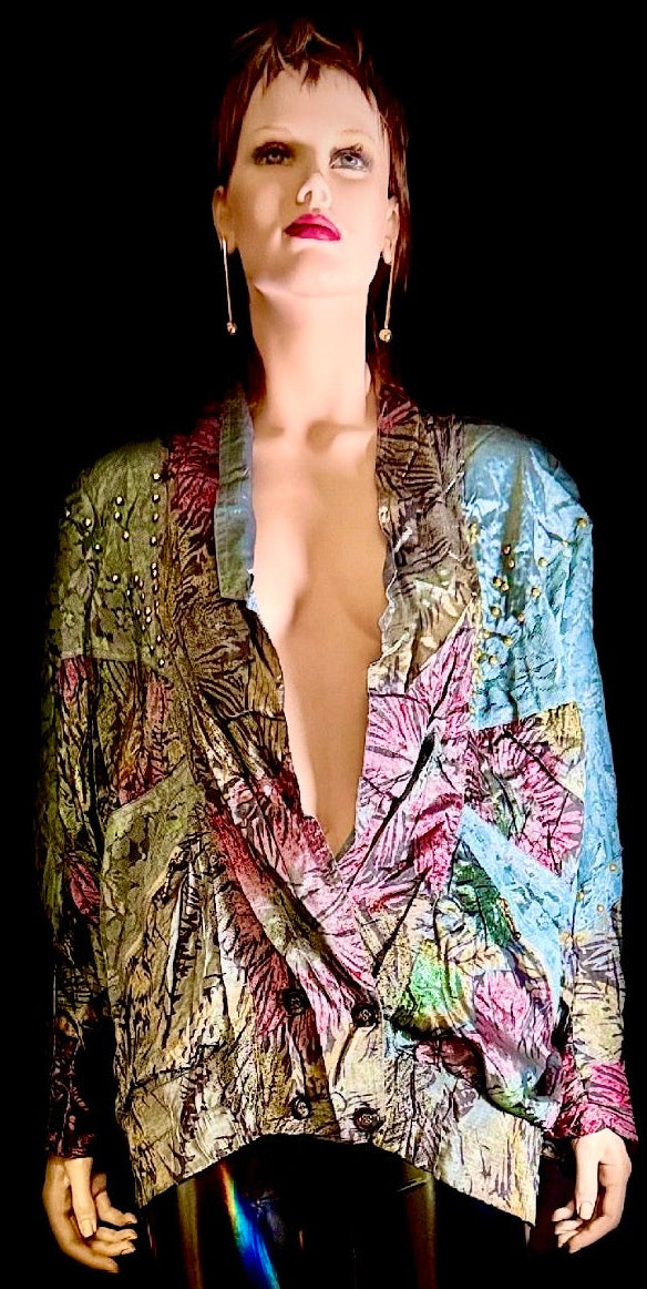 1980s Lace & Studded Jacket - Budapest Find