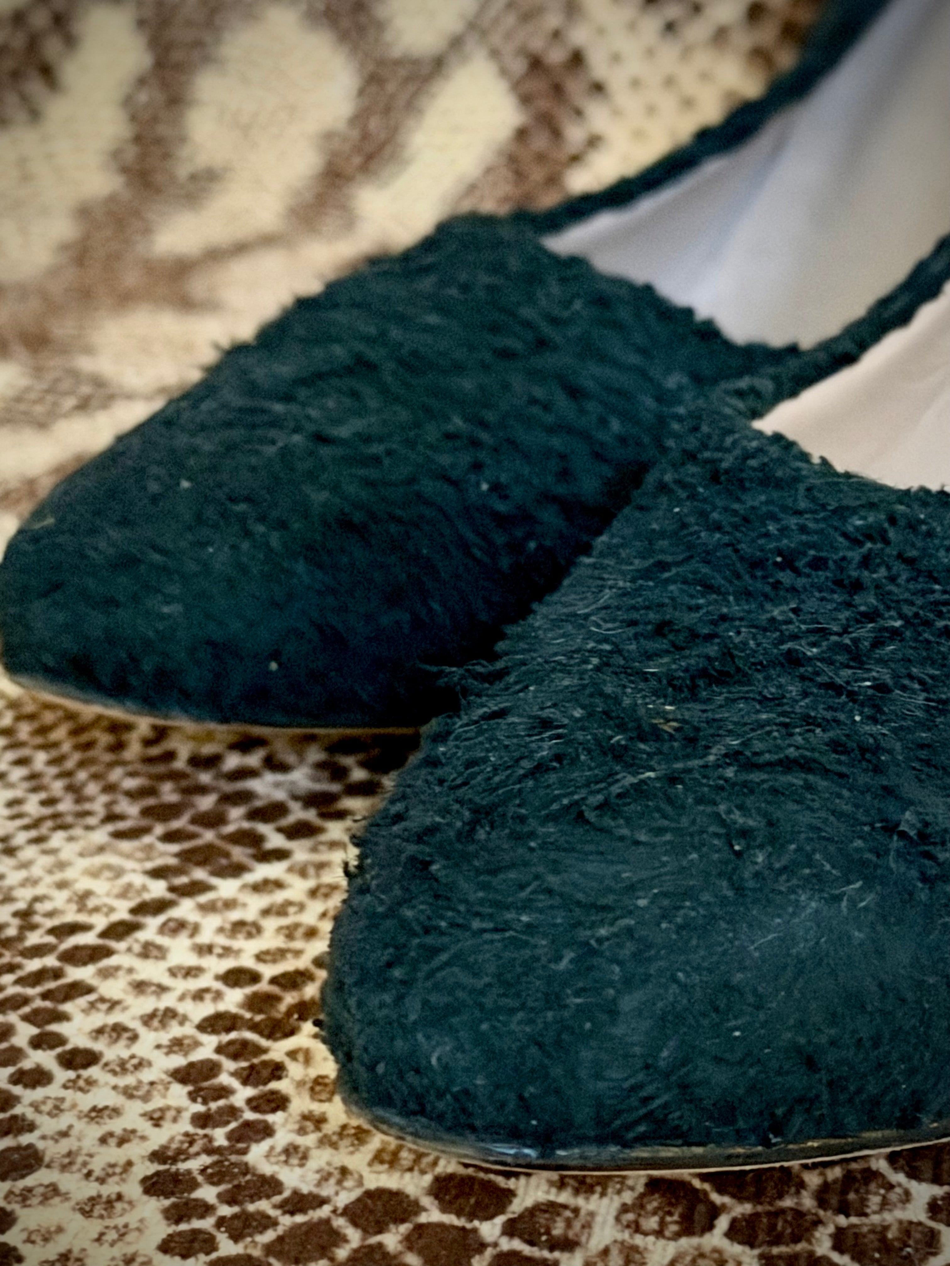 Helmut Lang Textured Haircalf Pumps | Made In Italy