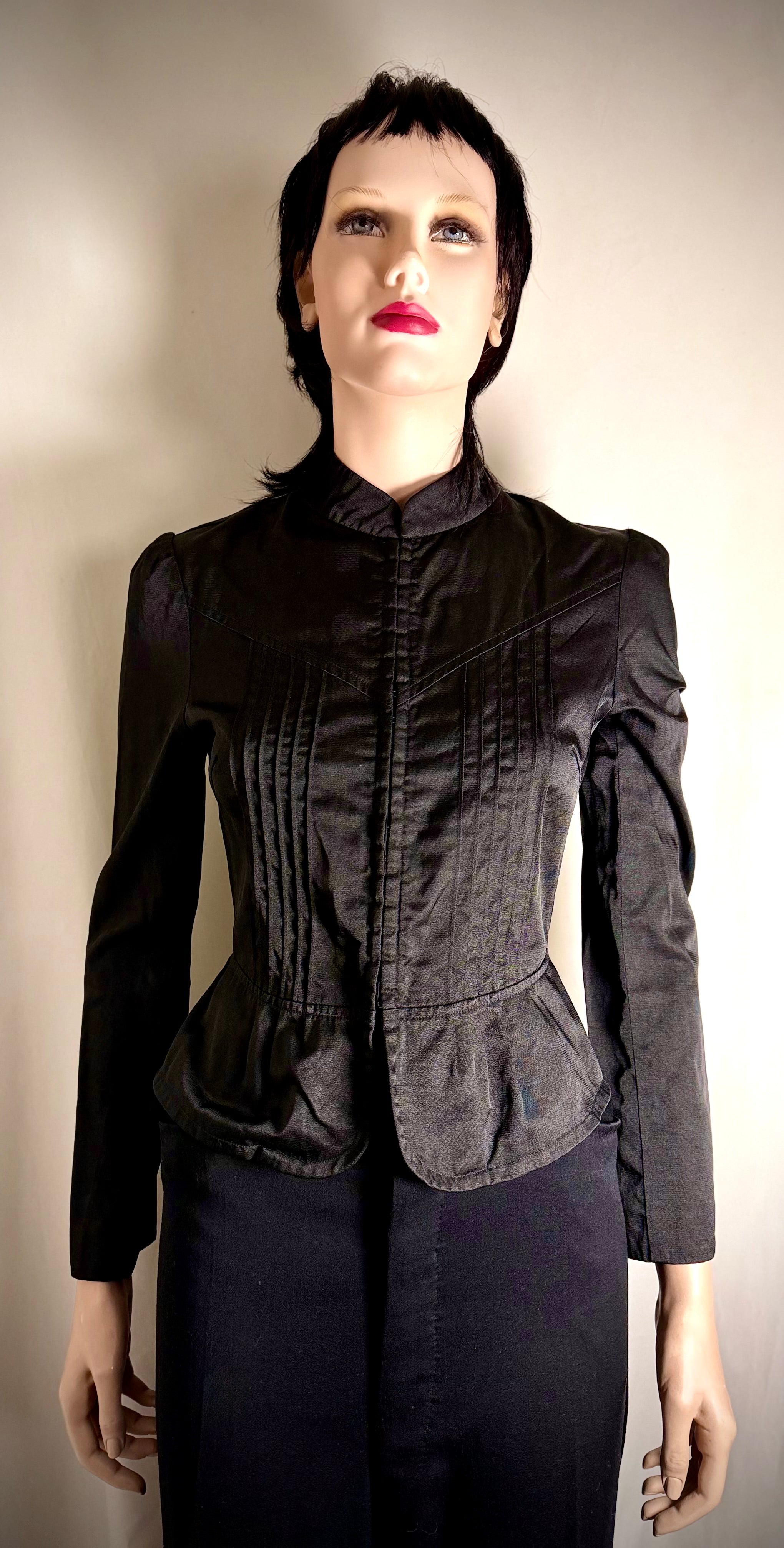 Blessed Are The Meek Structured Corset Blouse - Early 2000s
