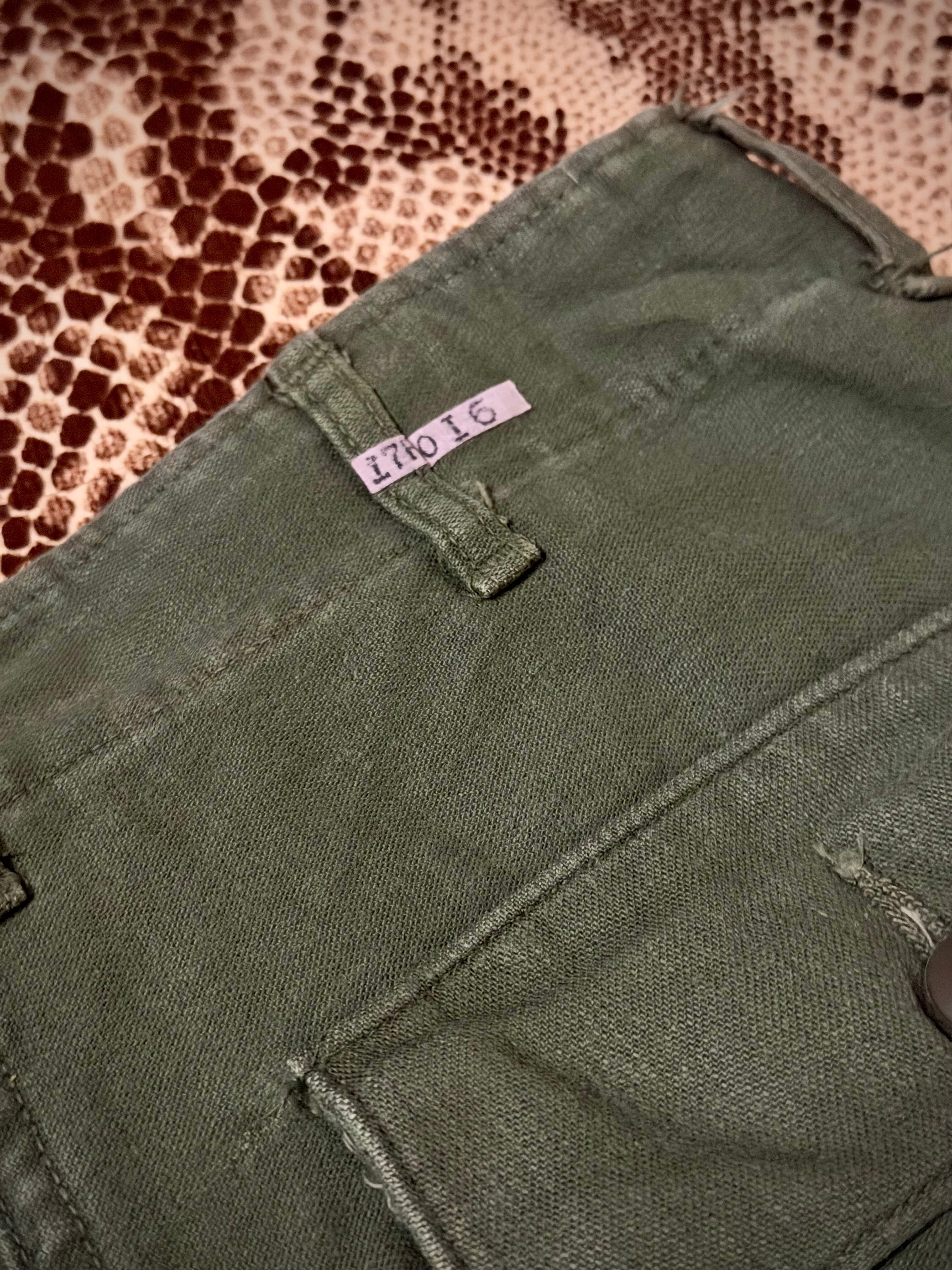 US Vietnam Era 1970s Customised Army Pants