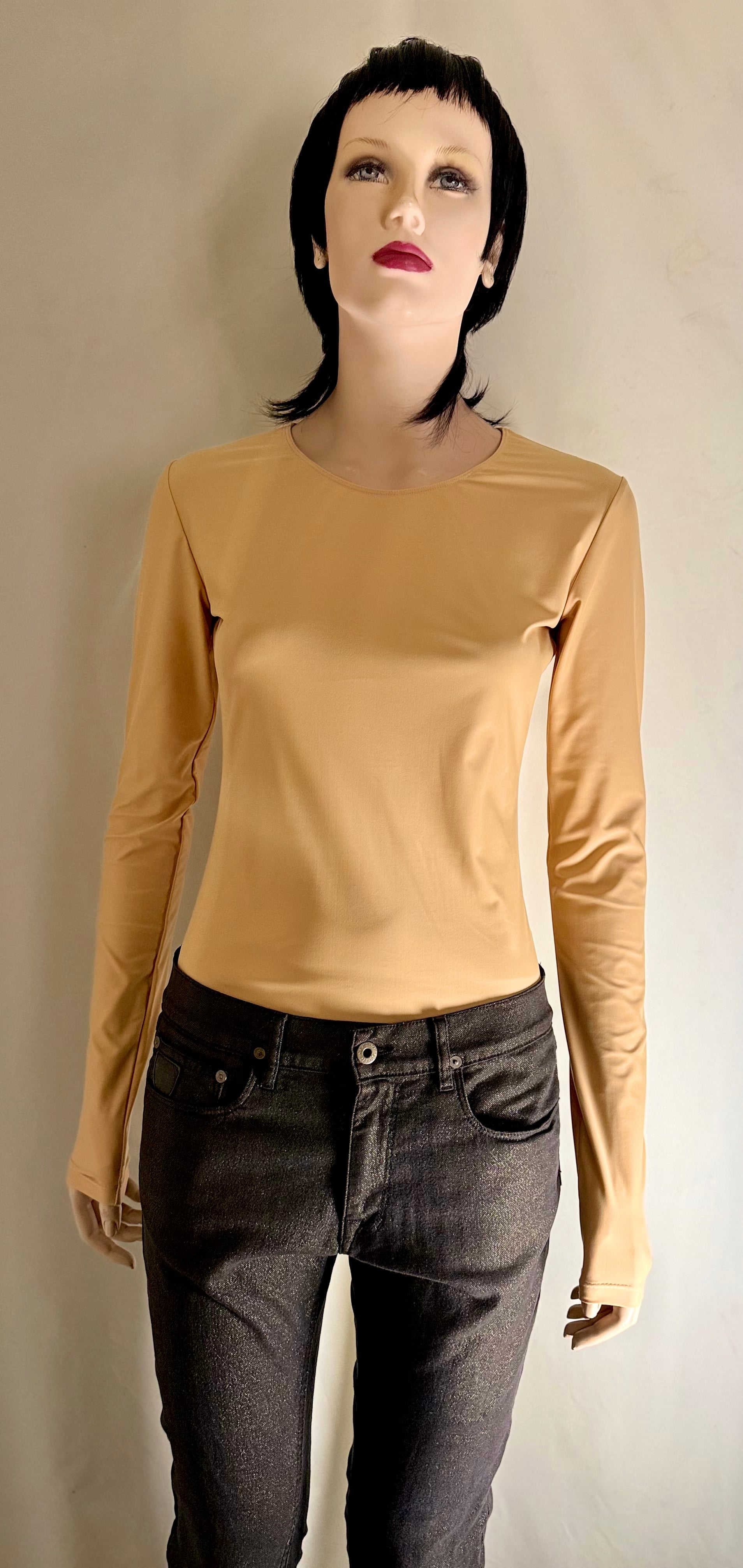 April 77 Gold-Lustre Slim Jeans with Guitar Pick Pocket