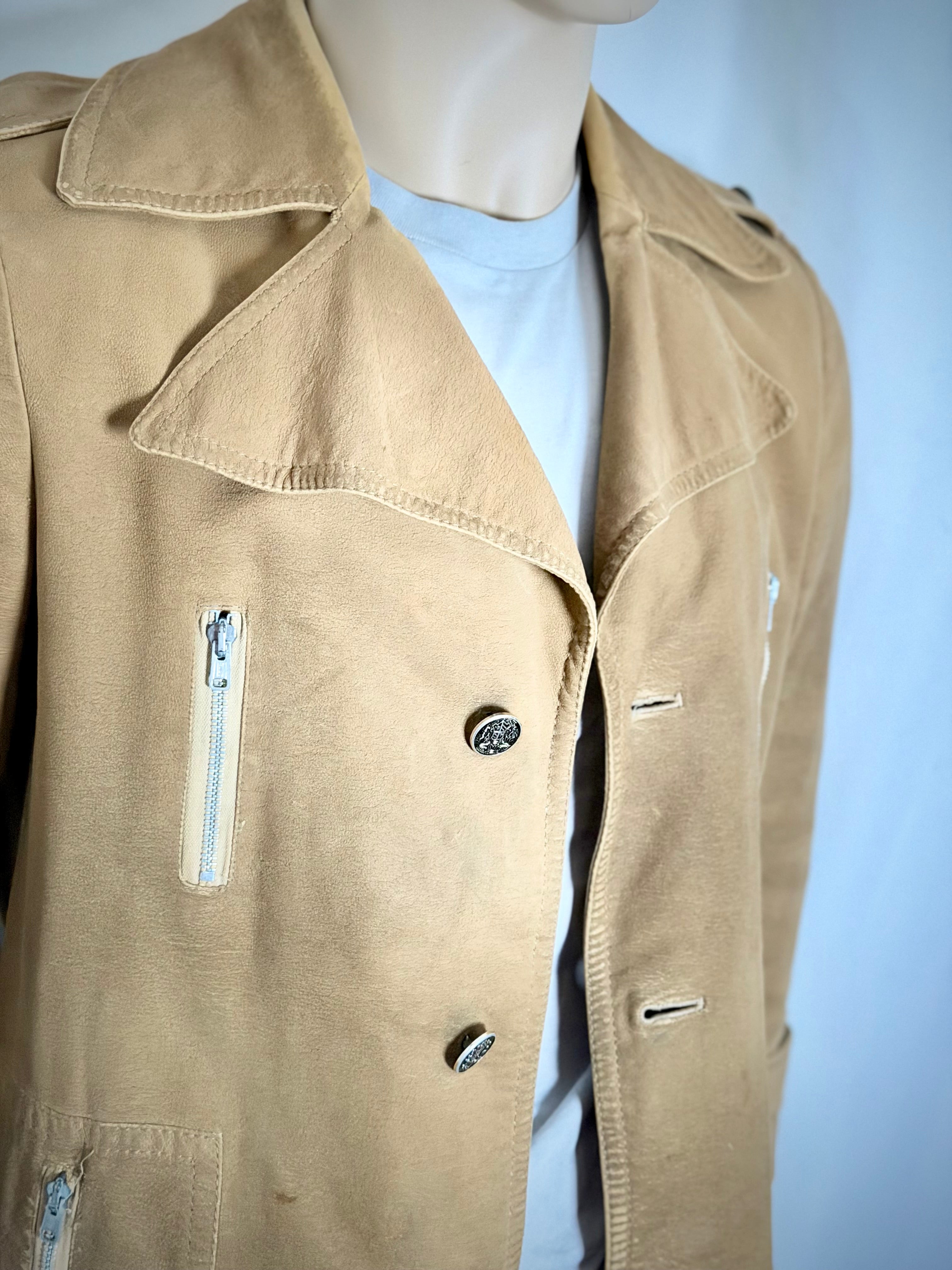 1960s Coated Cotton Utility Jacket - Military Inspired Workwear