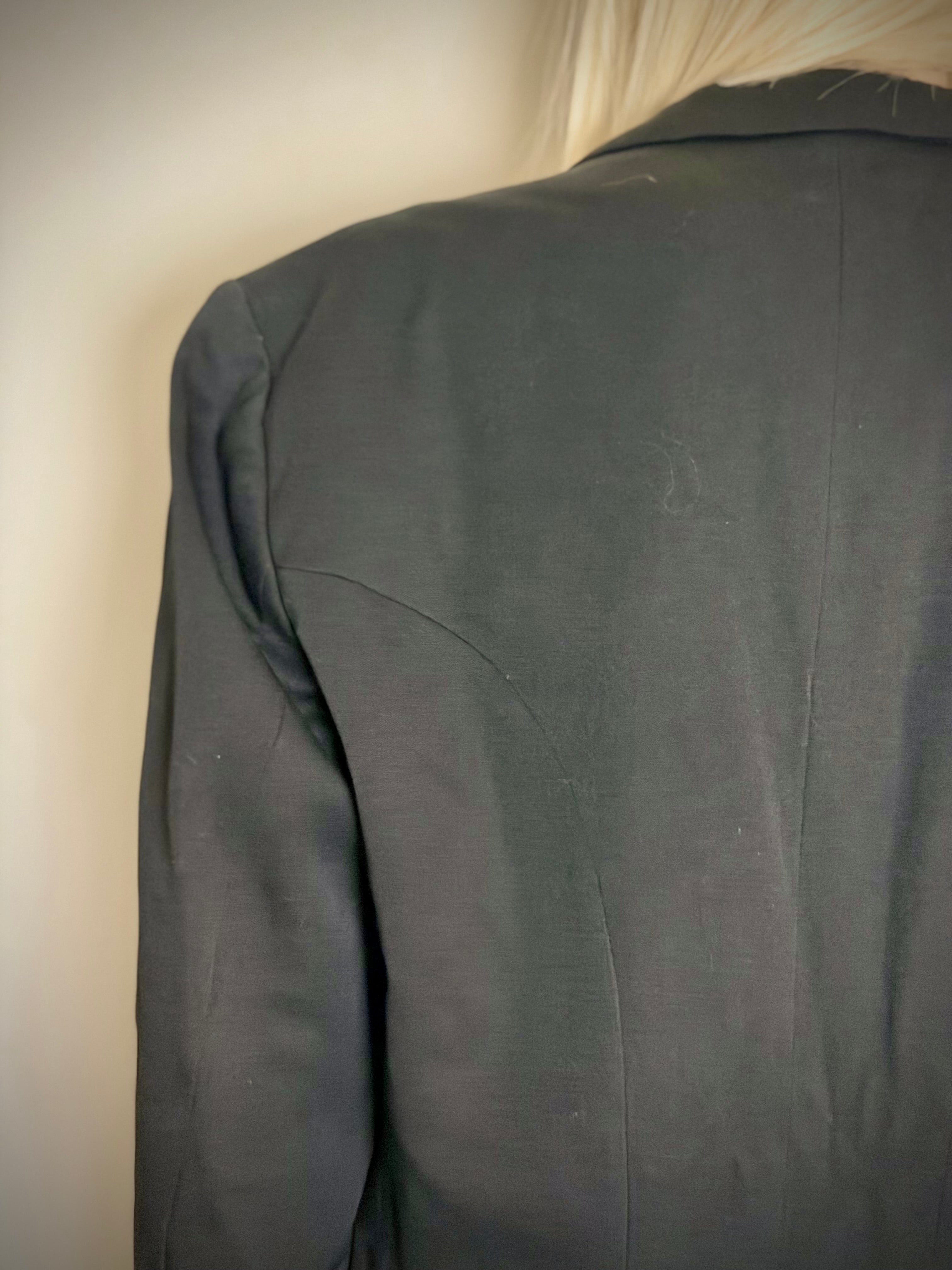 1970s European Tailored Tuxedo Tailcoat Jacket