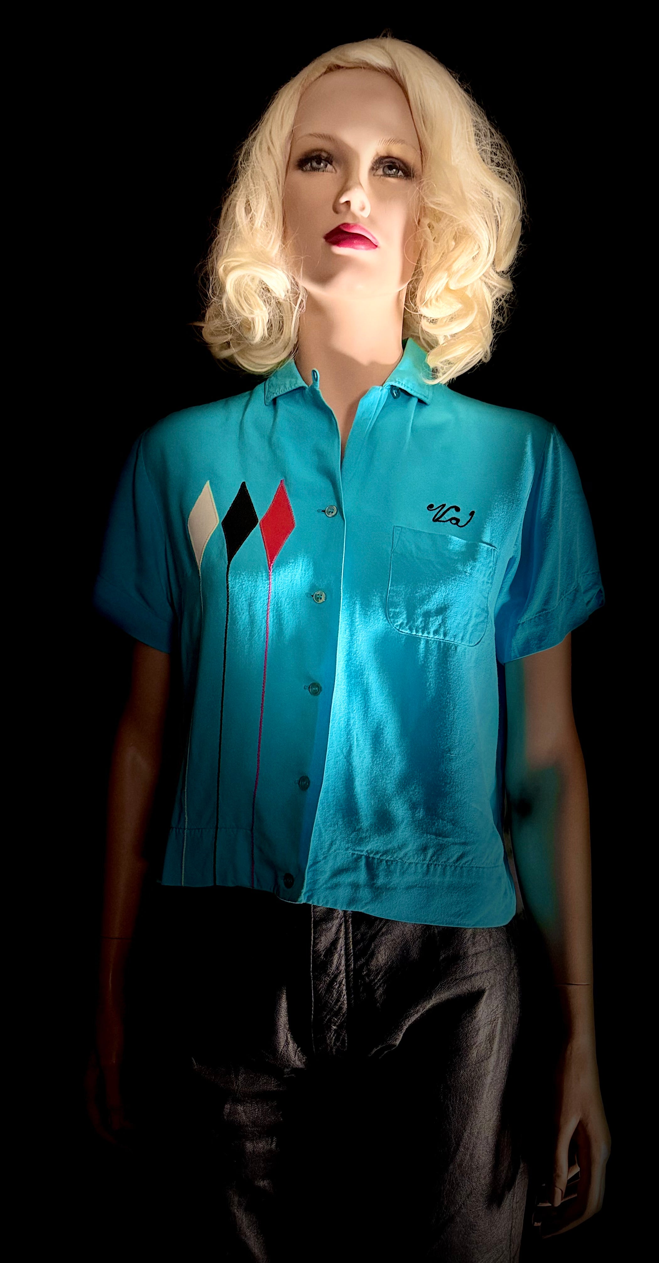 1960s “Val” King Louie Bowling
Shirt - Holt County Abstract
Co. (Nebraska)