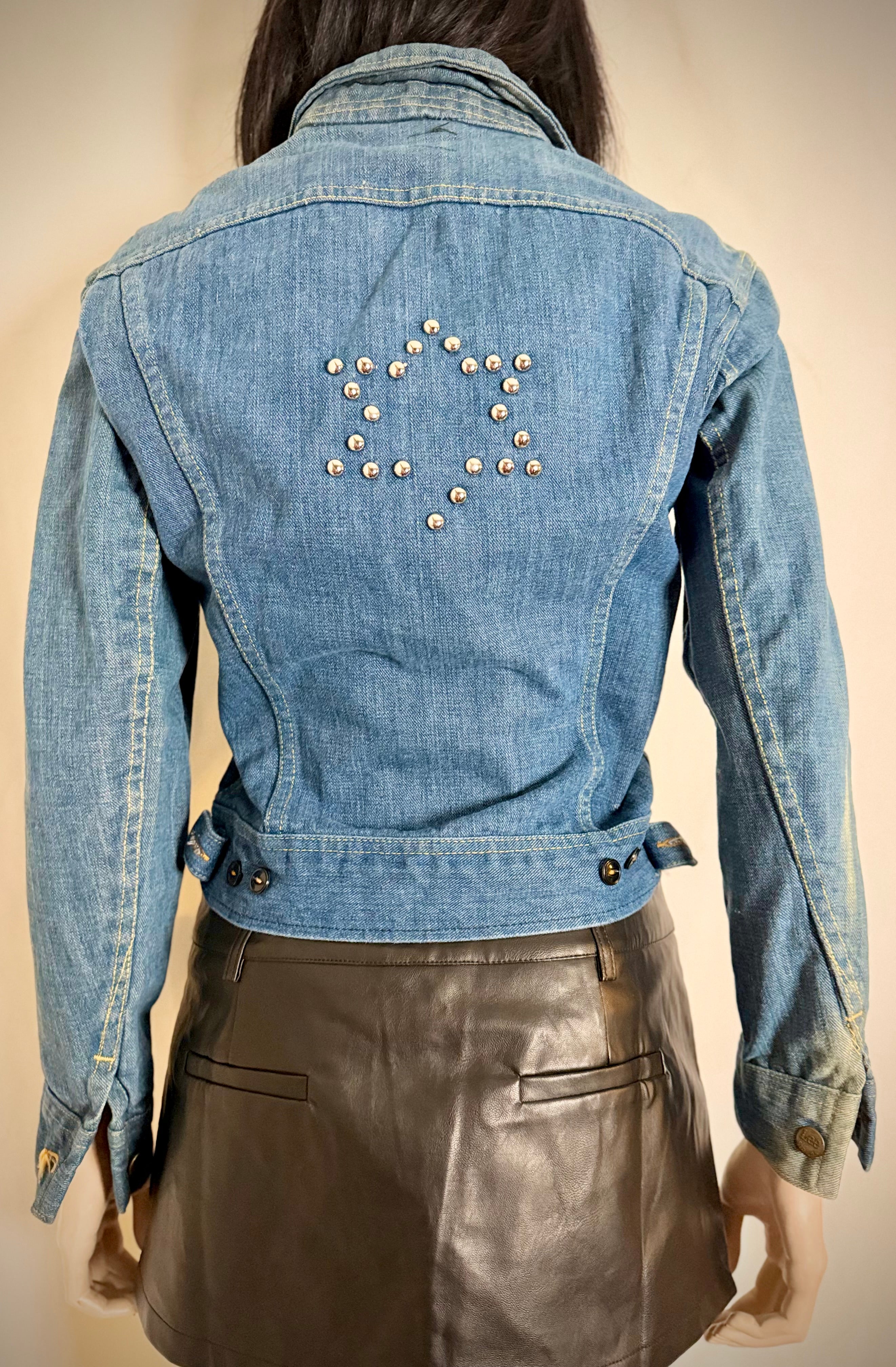 1960s-70s Studded Lee Denim Jacket Union Made USA