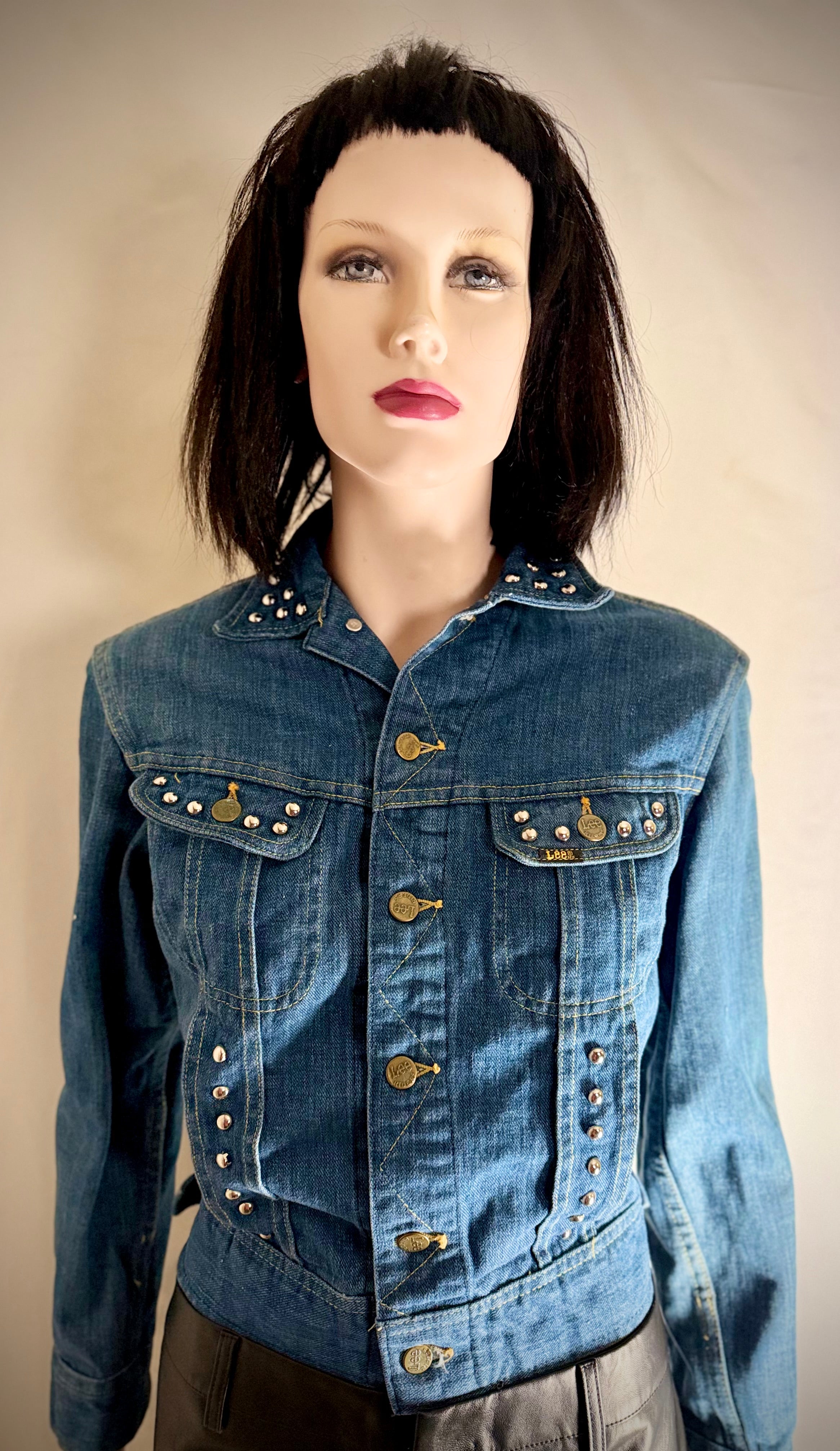 1960s-70s Studded Lee Denim Jacket Union Made USA