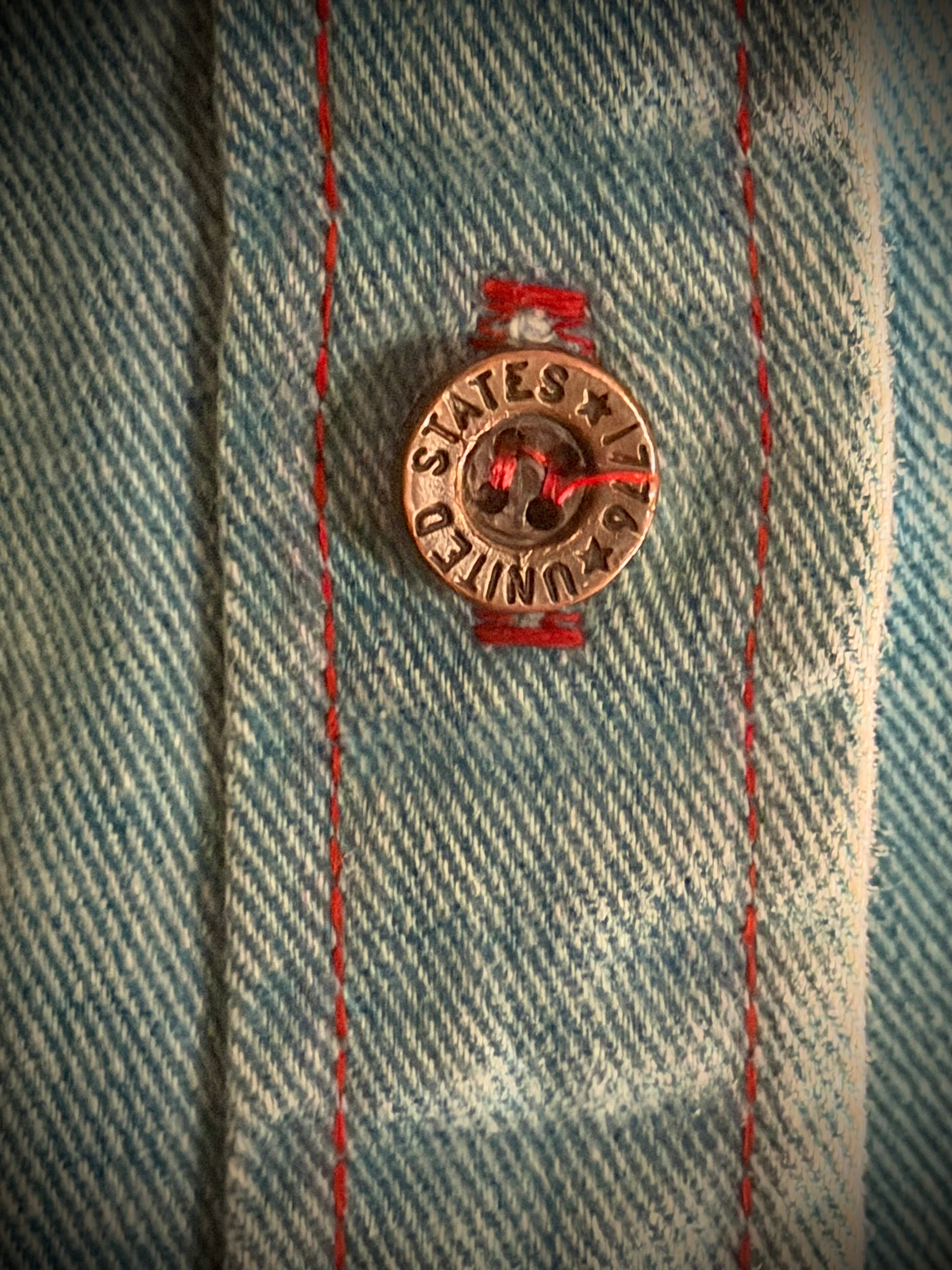 Vintage United States 1776 Denim Jacket / Shirt — Deadstock Condition