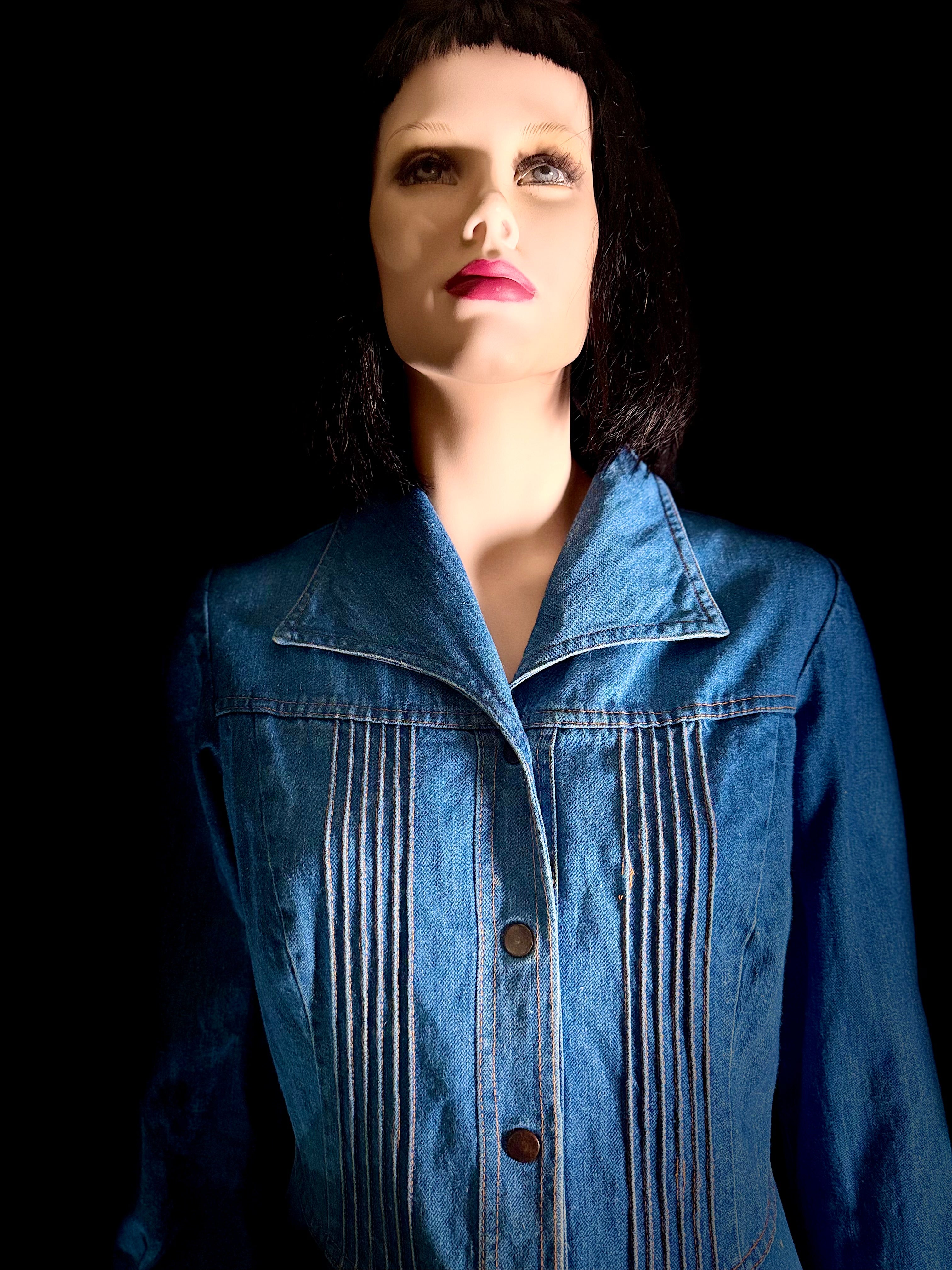 Vintage Late 1960s / Early 1970s Denim Coat Dress

Panelled • Structured • Workwear-Prairie Hybrid