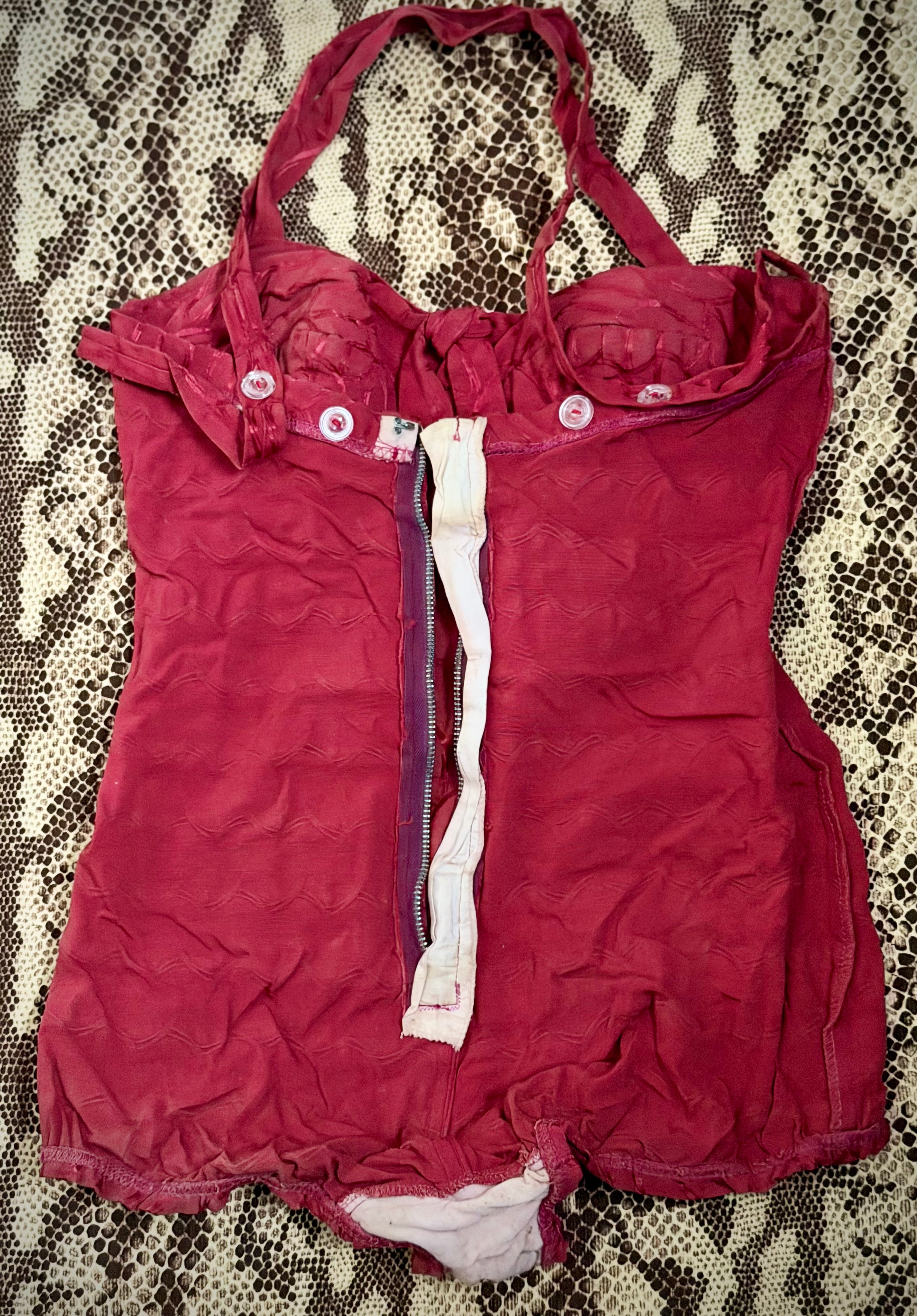 Late 1940s- Early 1950s Cabaret Playsuit / Chorus Costume