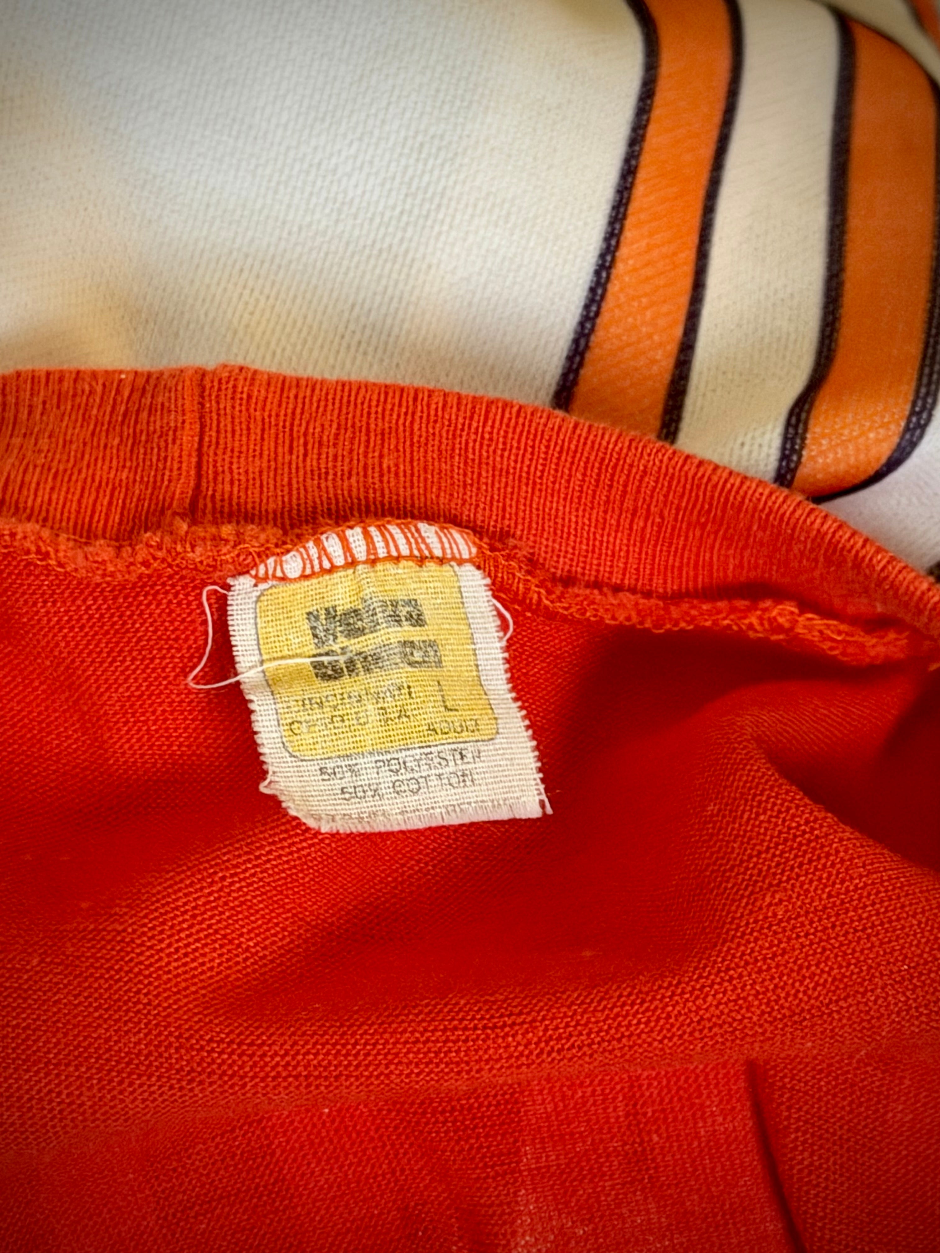1980s “Frank Dobie’s Lariettes” Graphic Ringer Tee
