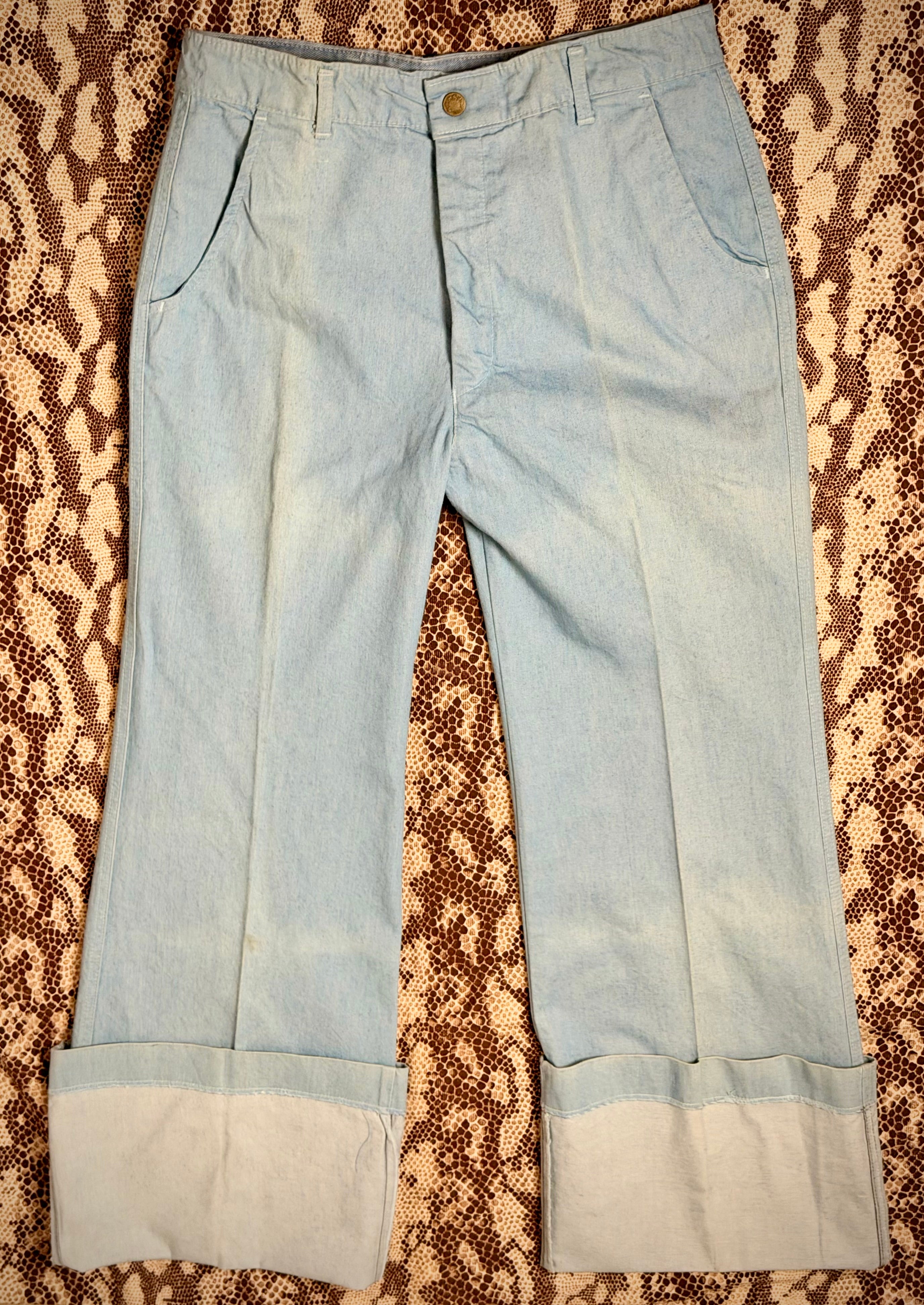 Vintage Deadstock AMCO Work Trousers - Wide Leg, Optional Turn-Up