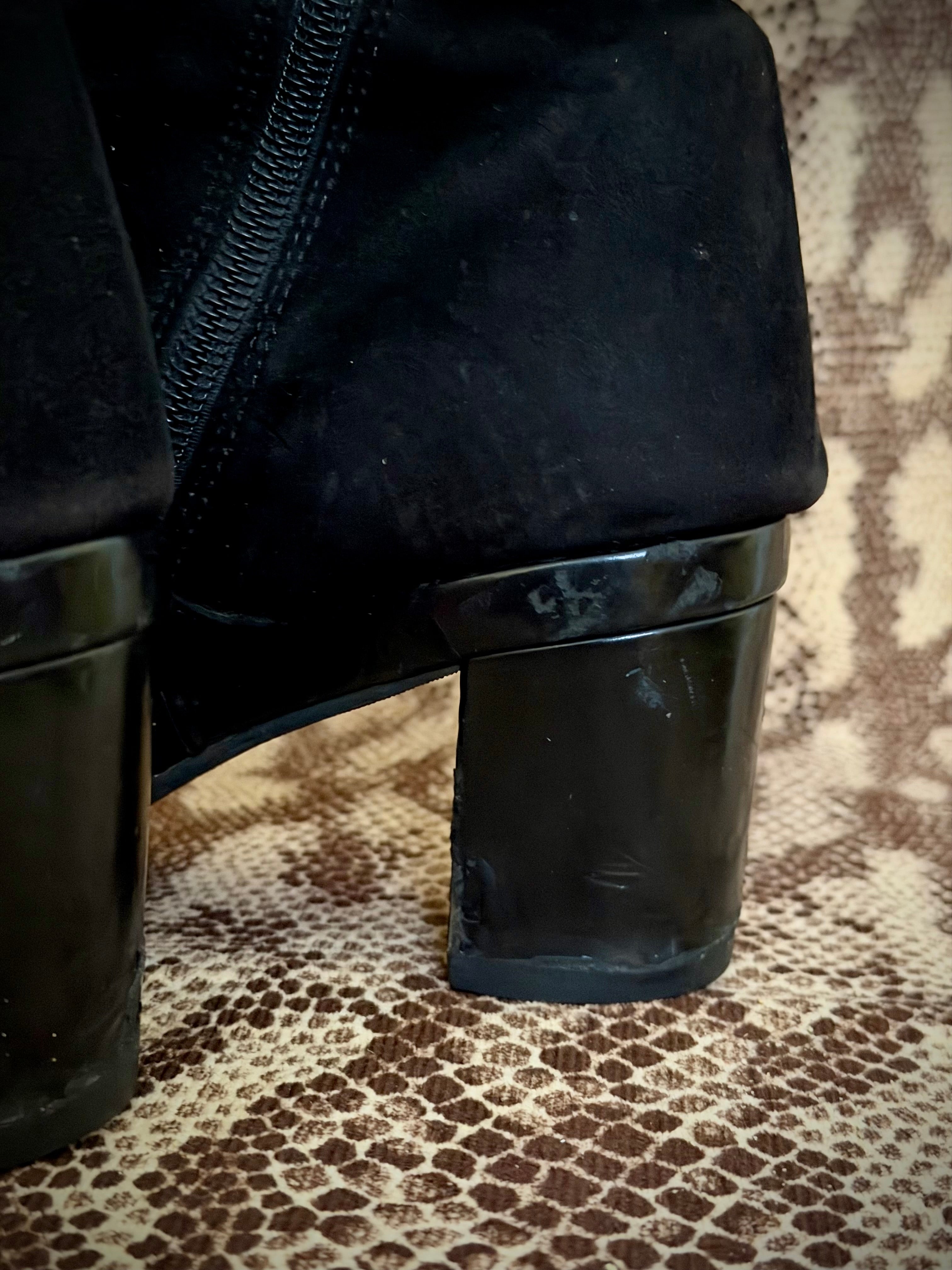 1996 Red or Dead London Platform Boots