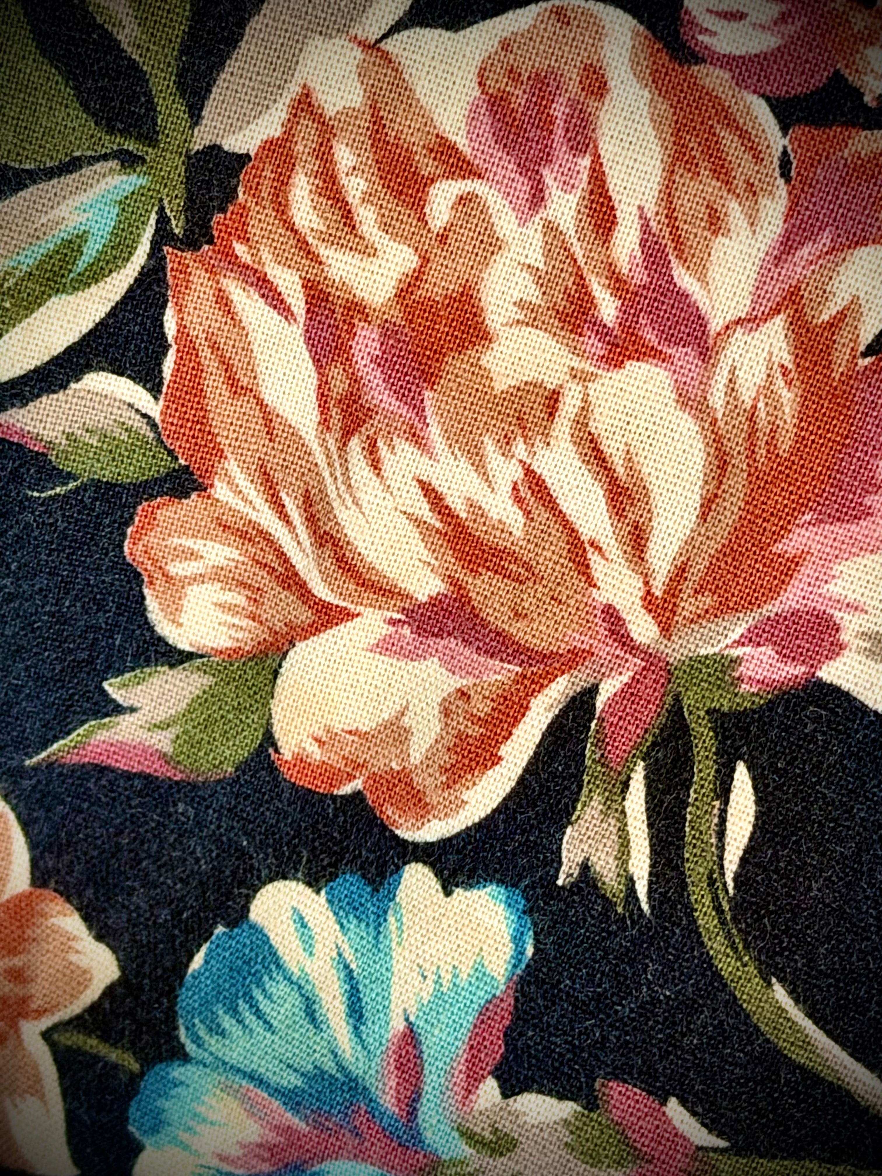 Late 1930s-1940s
Handmade Floral Cotton
Skirt - Original Metal Zip