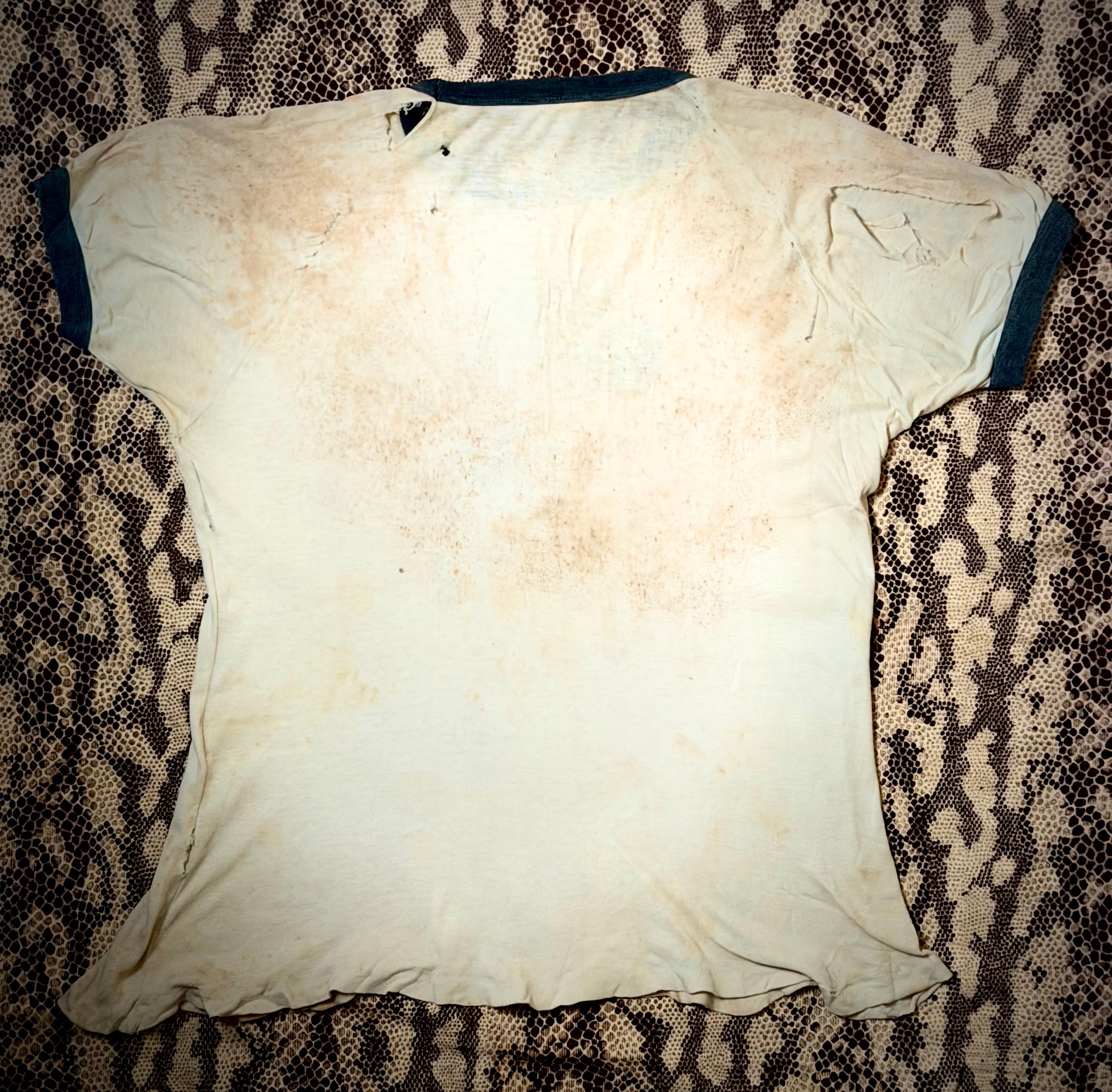 Rare Early 1960s Walt Disney Productions Mickey Mouse Ringer Tee