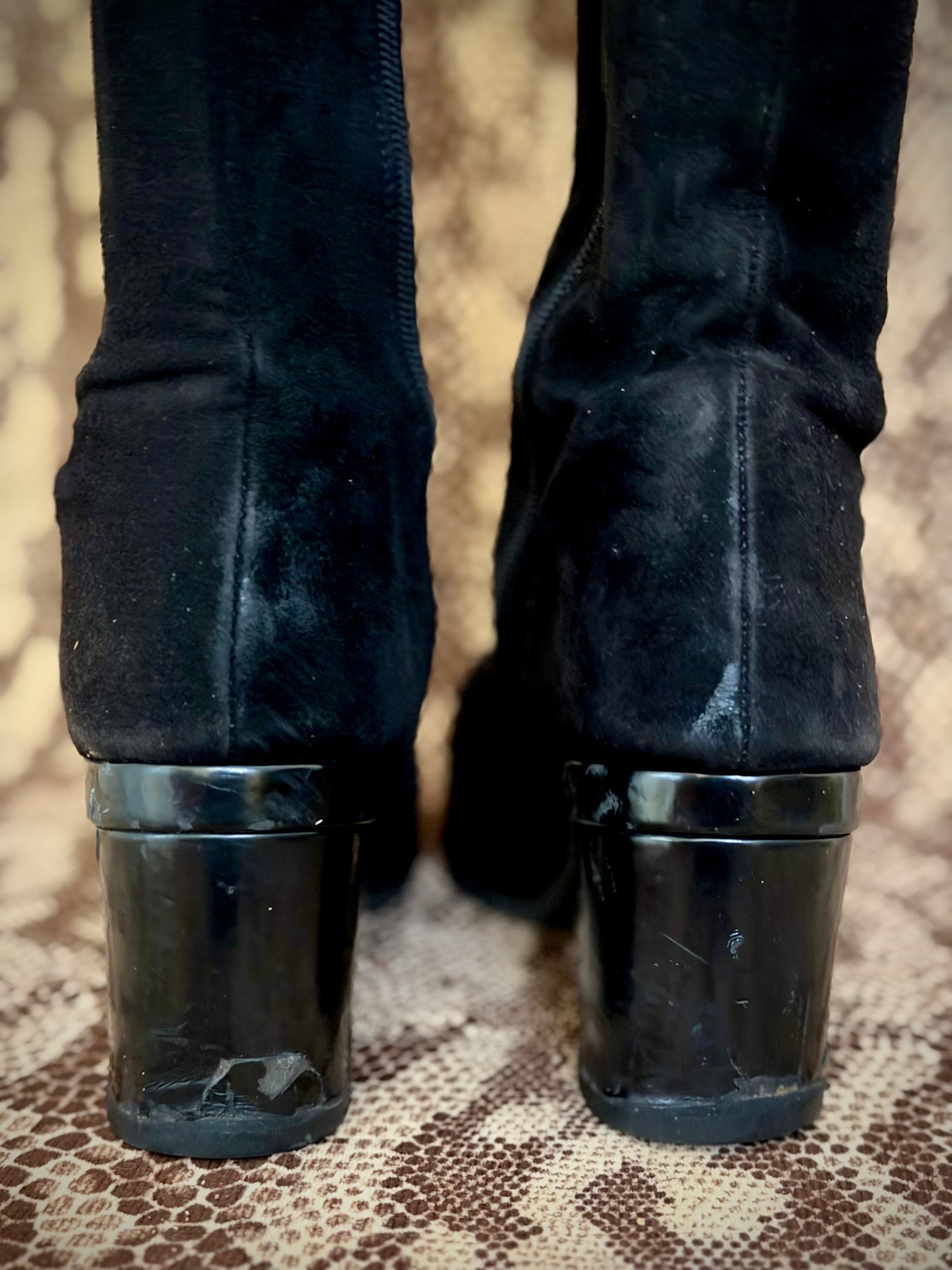 1996 Red or Dead London Platform Boots