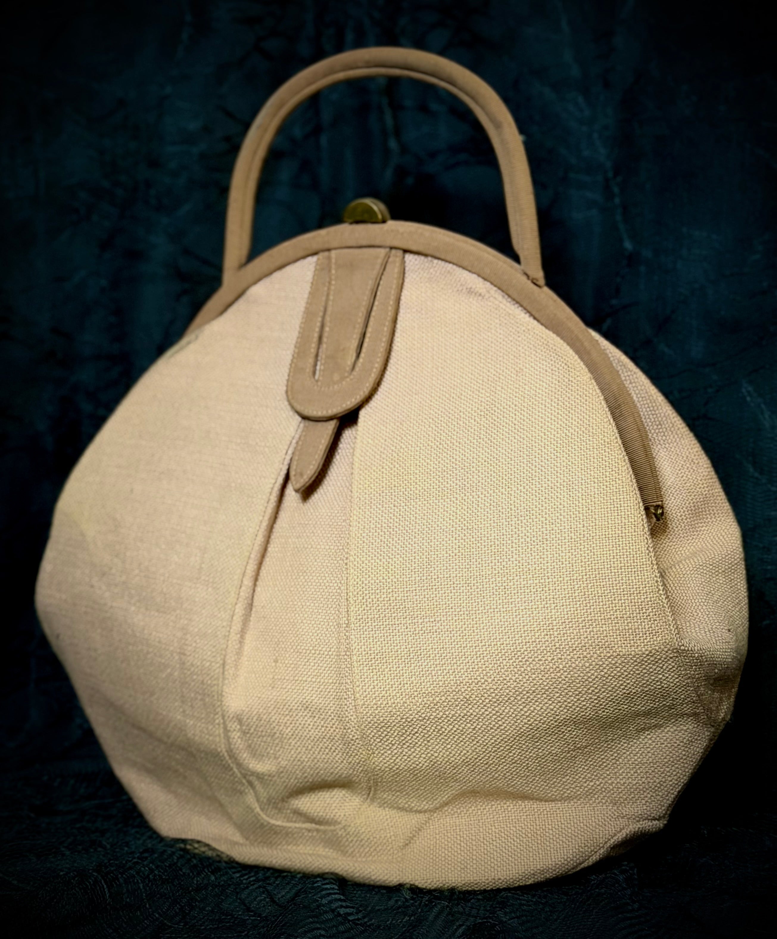 Vintage Oversized Structured Handbag - c. late 1950s