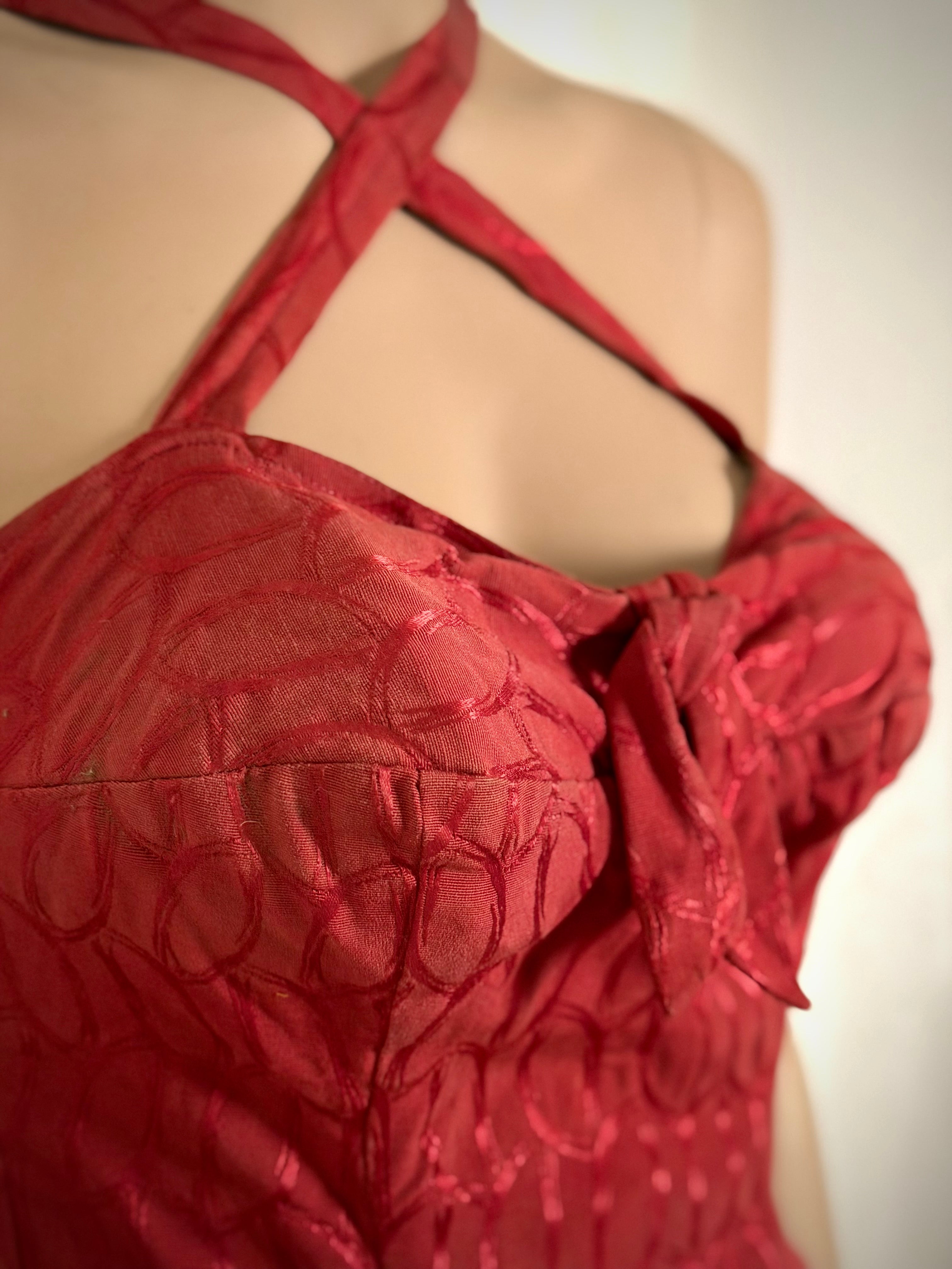 Late 1940s- Early 1950s Cabaret Playsuit / Chorus Costume