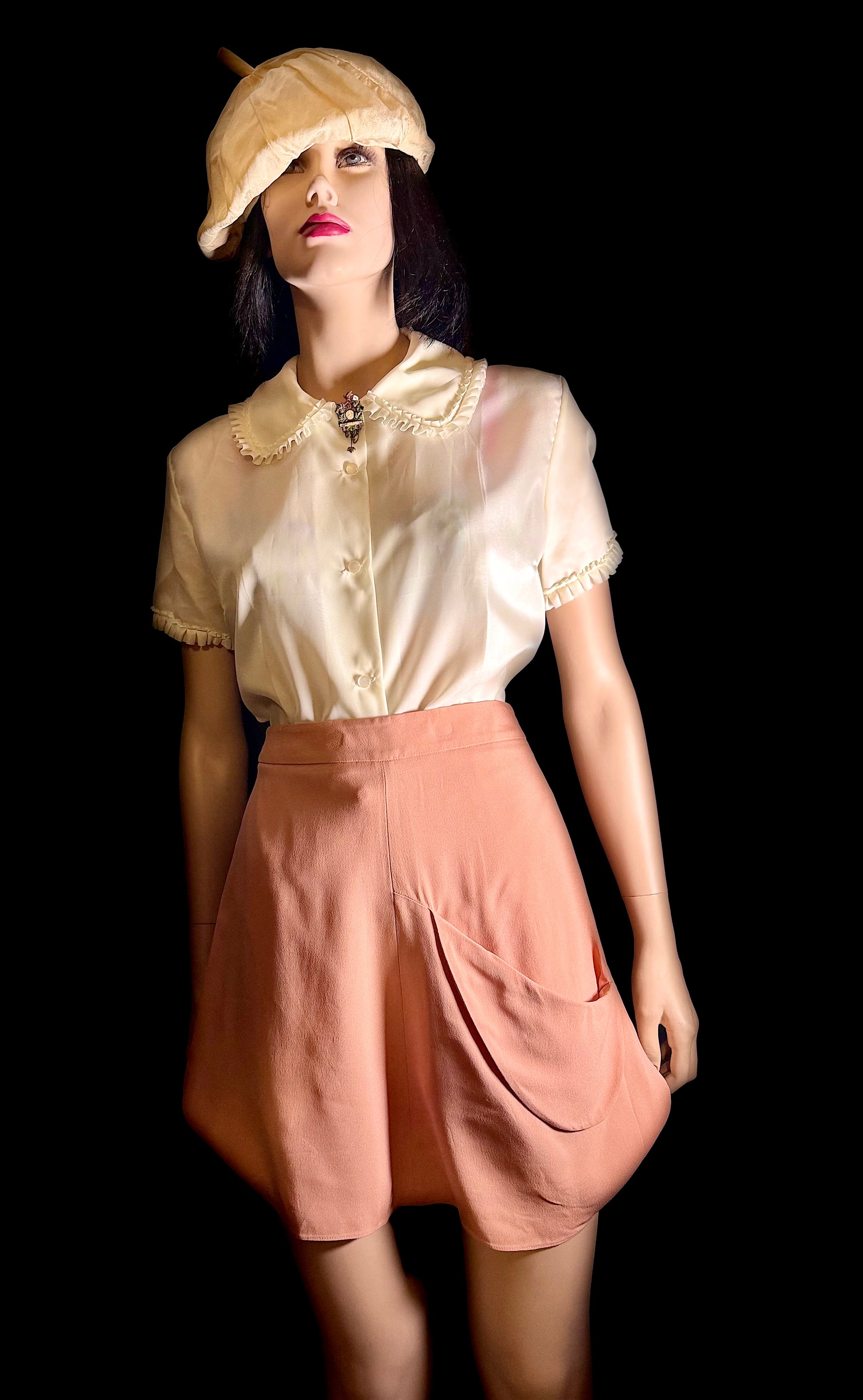 JW Anderson Sculptural Side-Hem Skirt - Deadstock with Tags