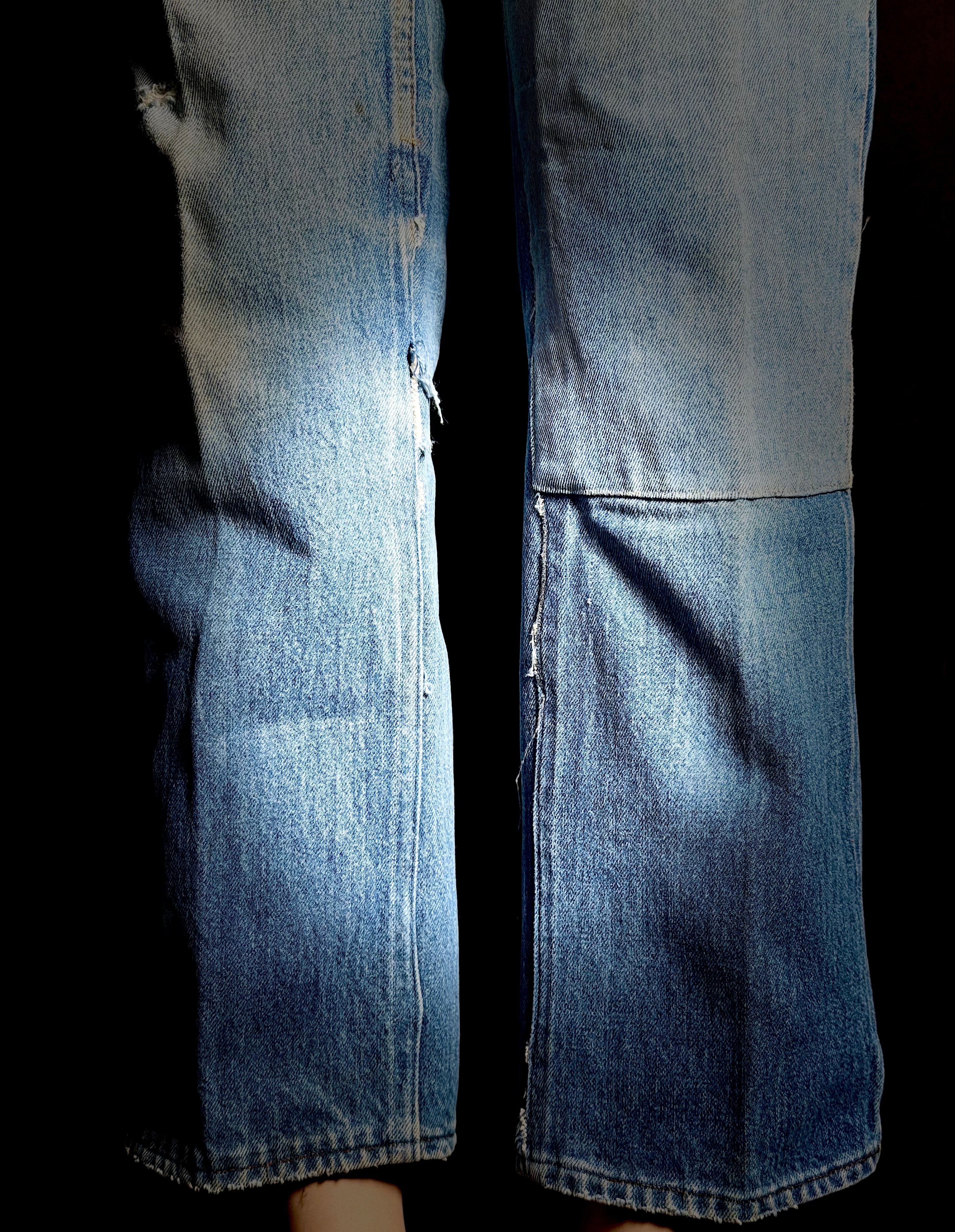 Rare Late 1960s–Early 1970s Levi’s 5-Pocket Jeans- Transitional Era Workwear Denim
